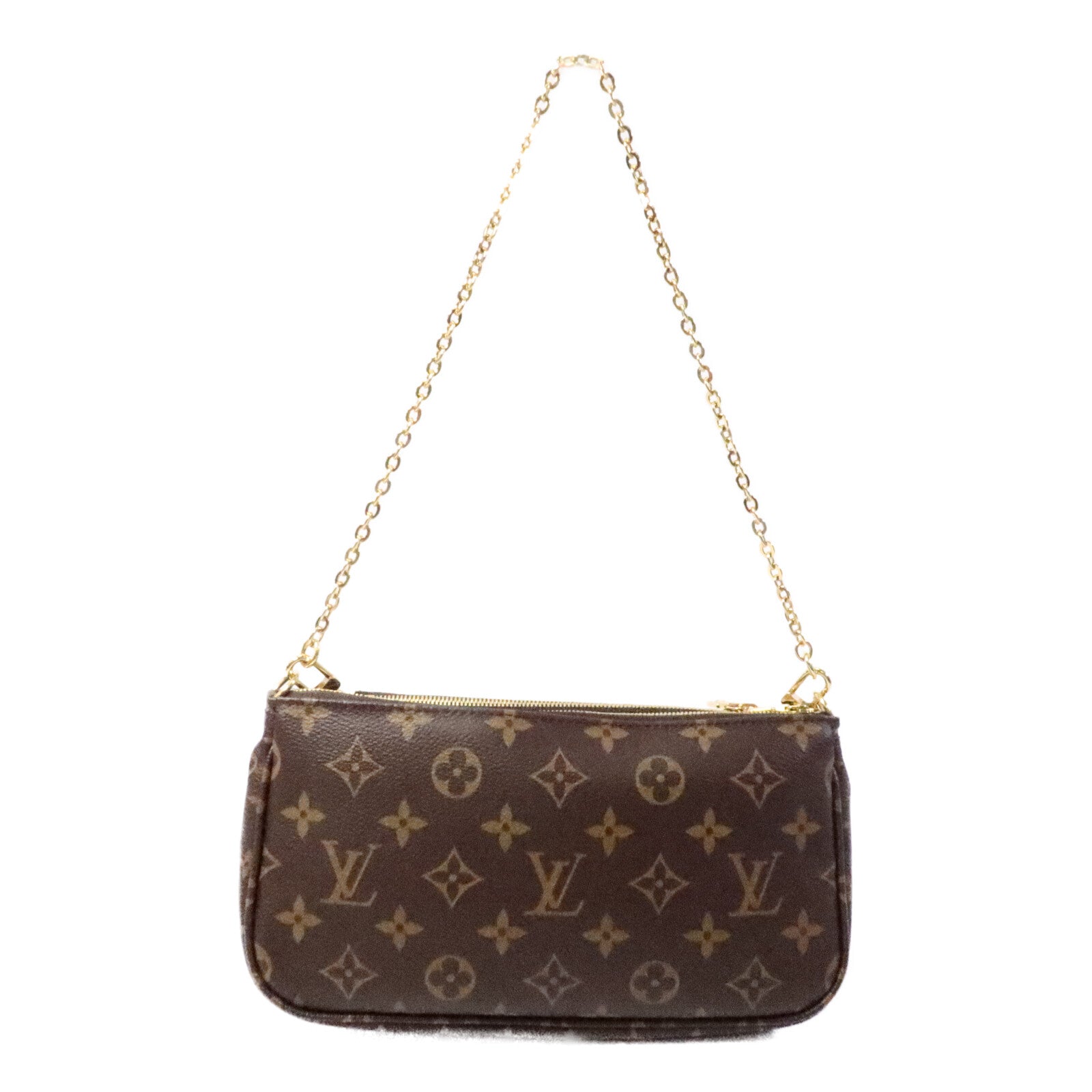 LOUIS VUITTON Monogram Multi Pochette Accessoires金扣肩背袋