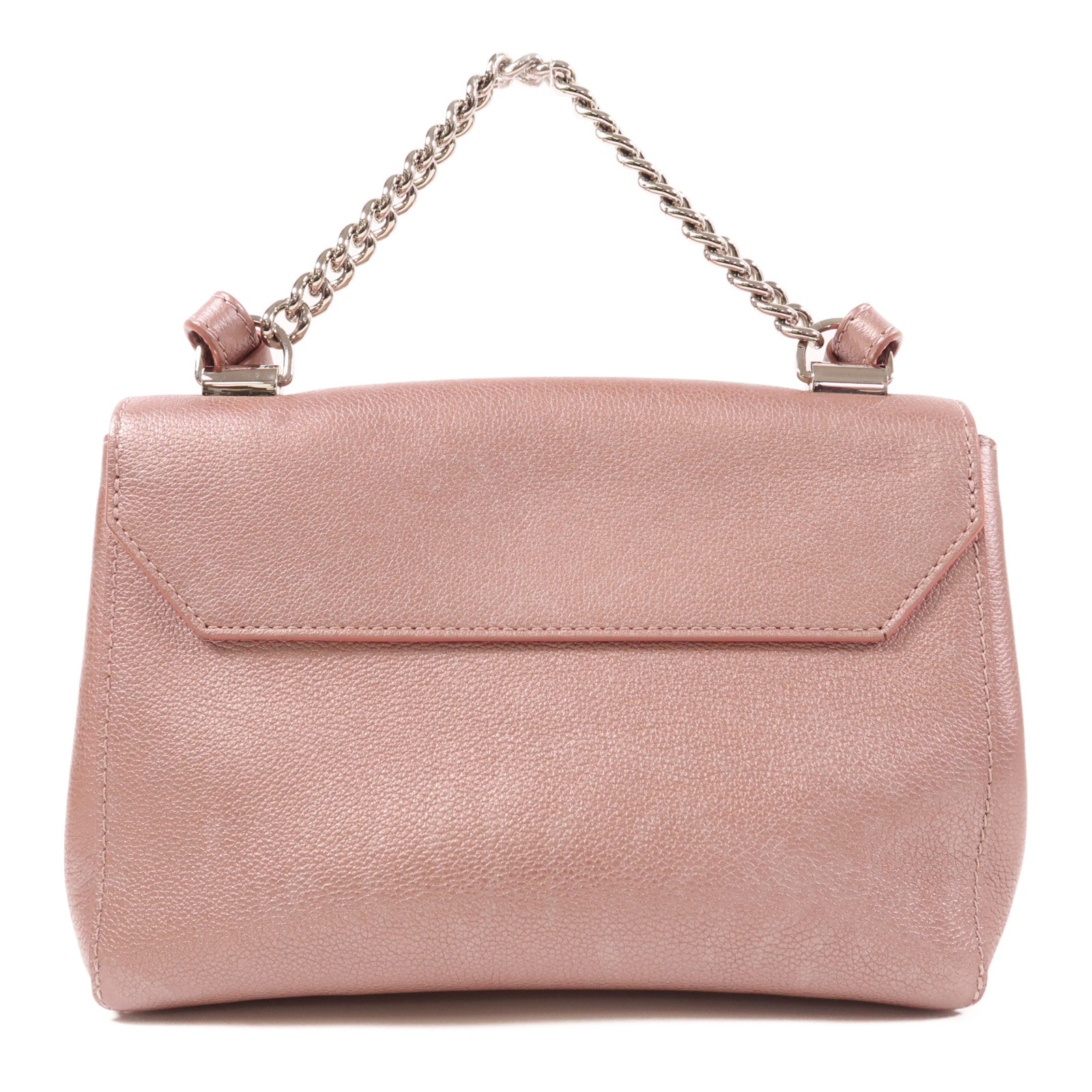 LOUIS VUITTON LV SHW Lockme BB 2 Way Shoulder Bag Handbag M42866 Calfskin Pink