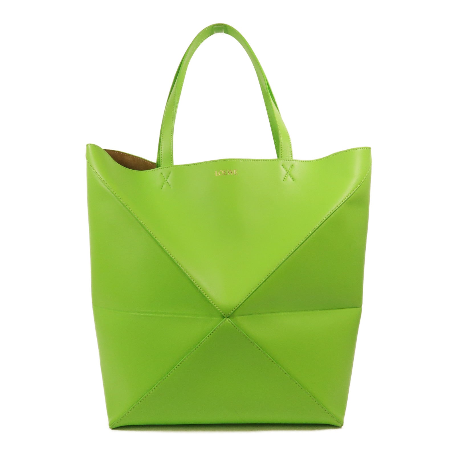 LOEWE 牛皮皮革Puzzle Fold Tote肩背袋