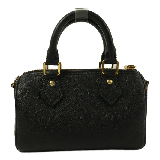 LOUIS VUITTON Monogram Empreinte Nano Speedy手挽肩背兩用袋