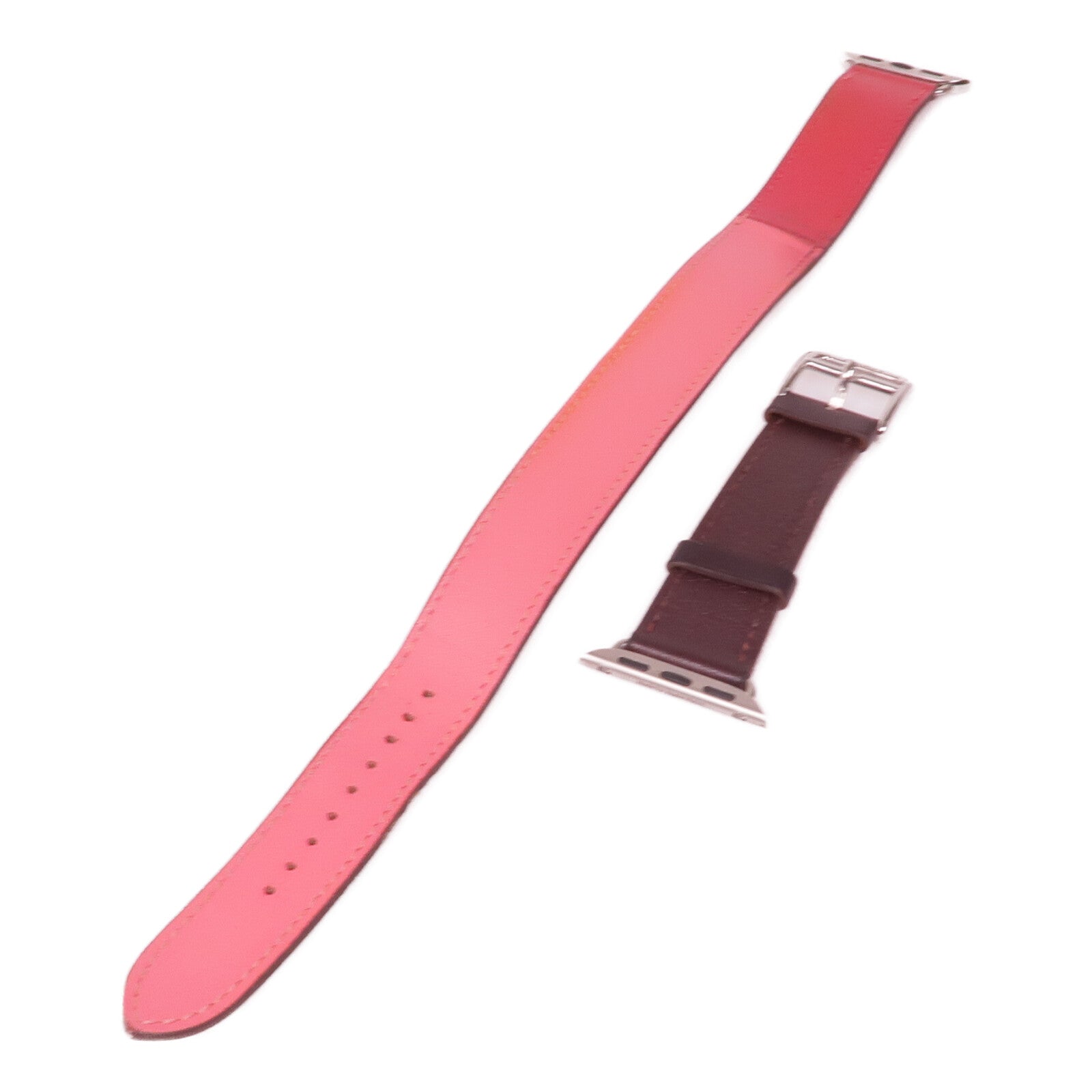 HERMES 【激減優惠】Swift皮革Apple Watchband錶帶