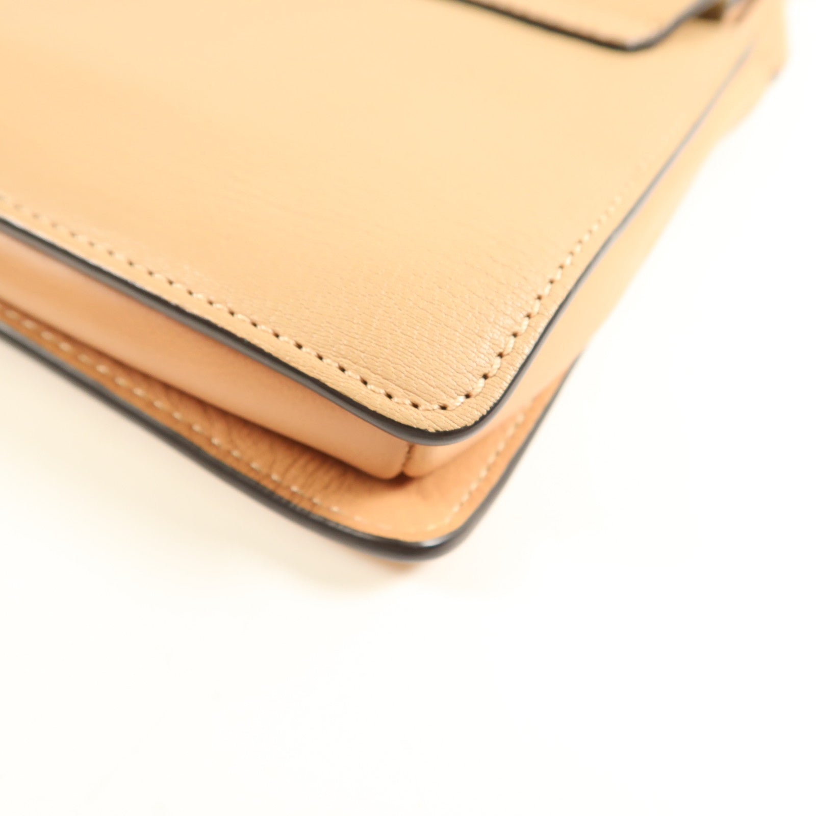 Chloe 牛皮皮革Shoulder Bag金扣肩背袋