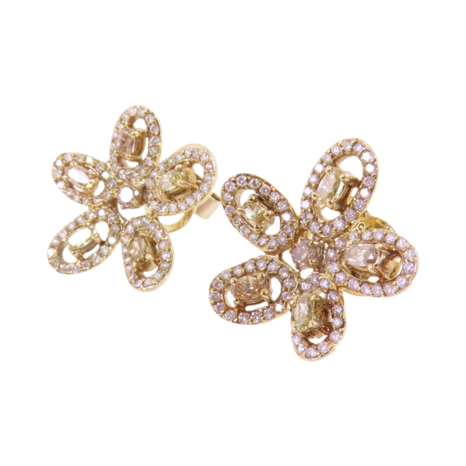 JEWELRY 18K黃金/鑽石Diamond Earrings耳環