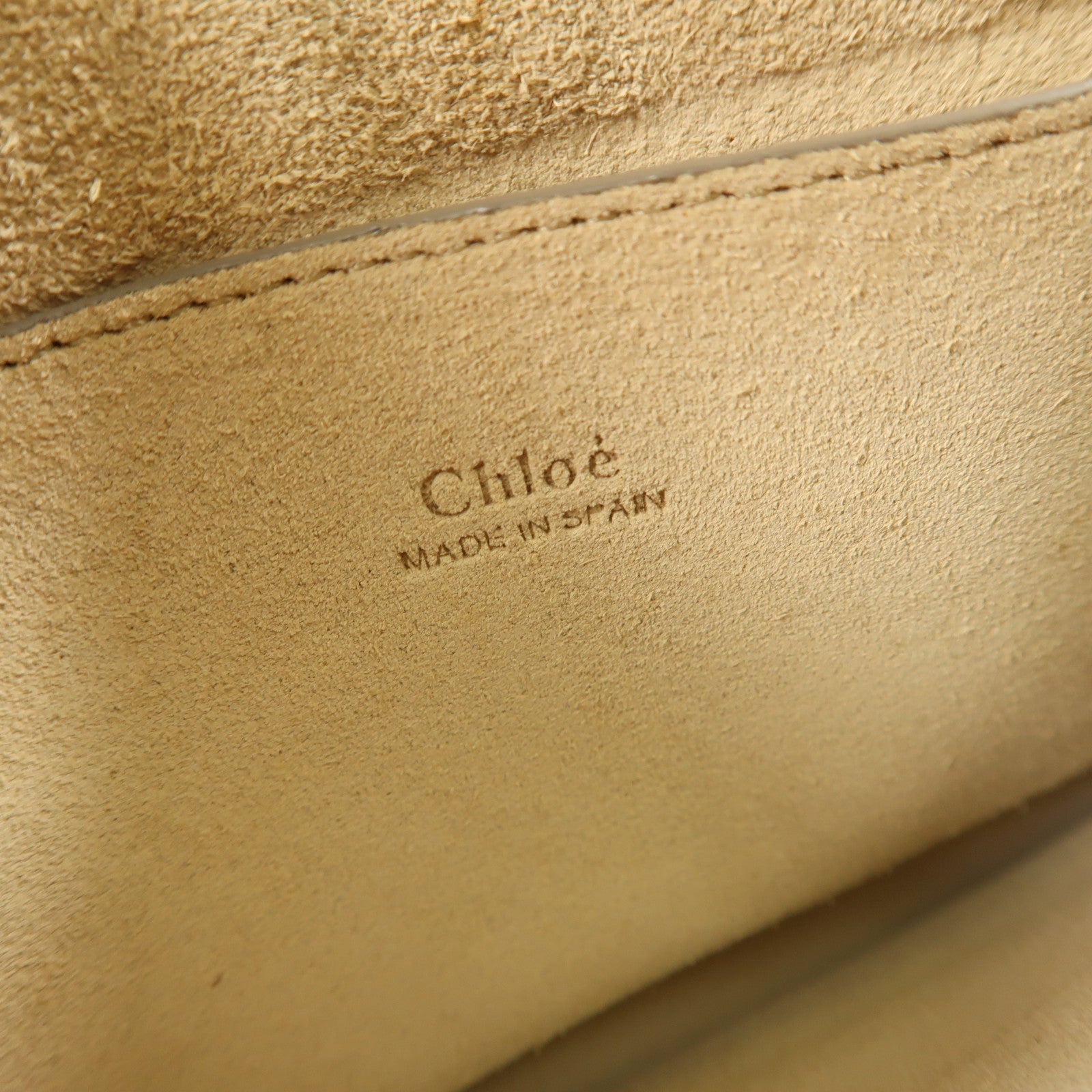 Chloe 牛皮皮革Shoulder Bag金扣肩背袋