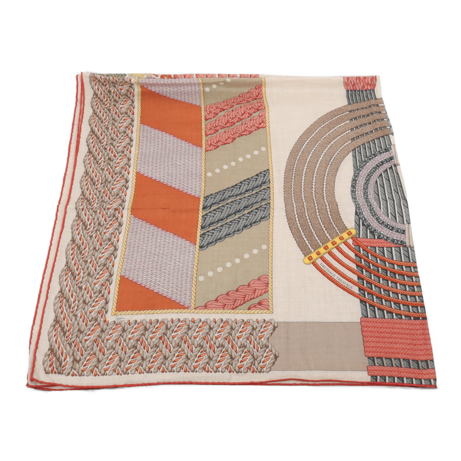 HERMES 羊絨/絲質Scarf 140x140圍巾