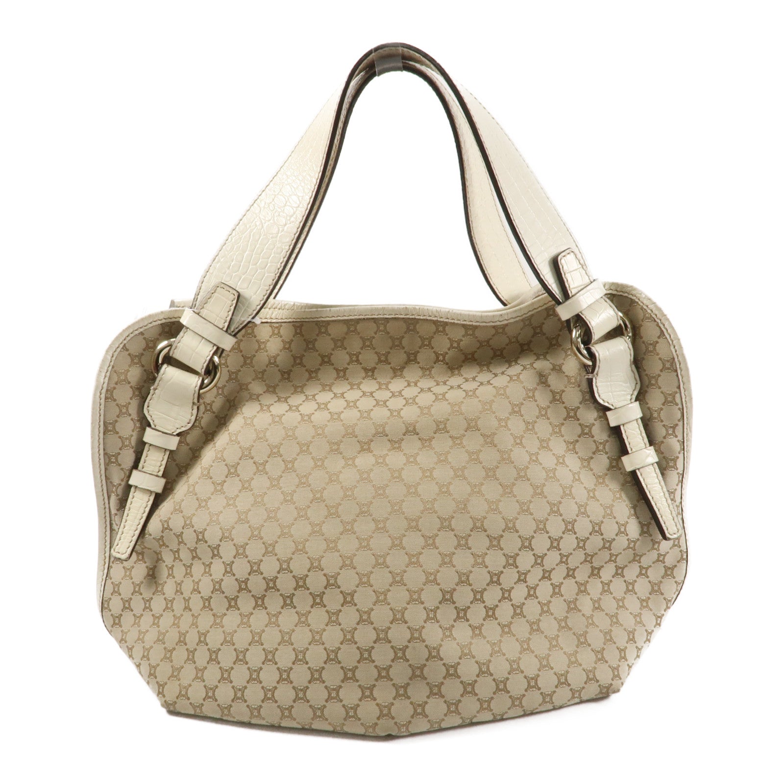 CELINE 帆布/牛皮皮革Bitter Sweet金扣手挽袋