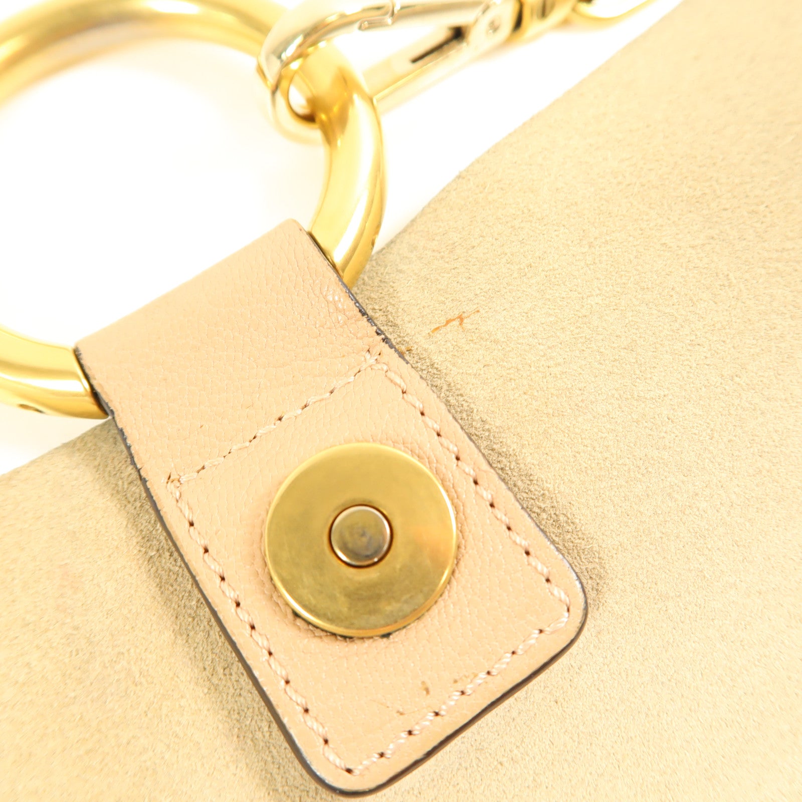 Chloe 牛皮皮革Shoulder Bag金扣肩背袋