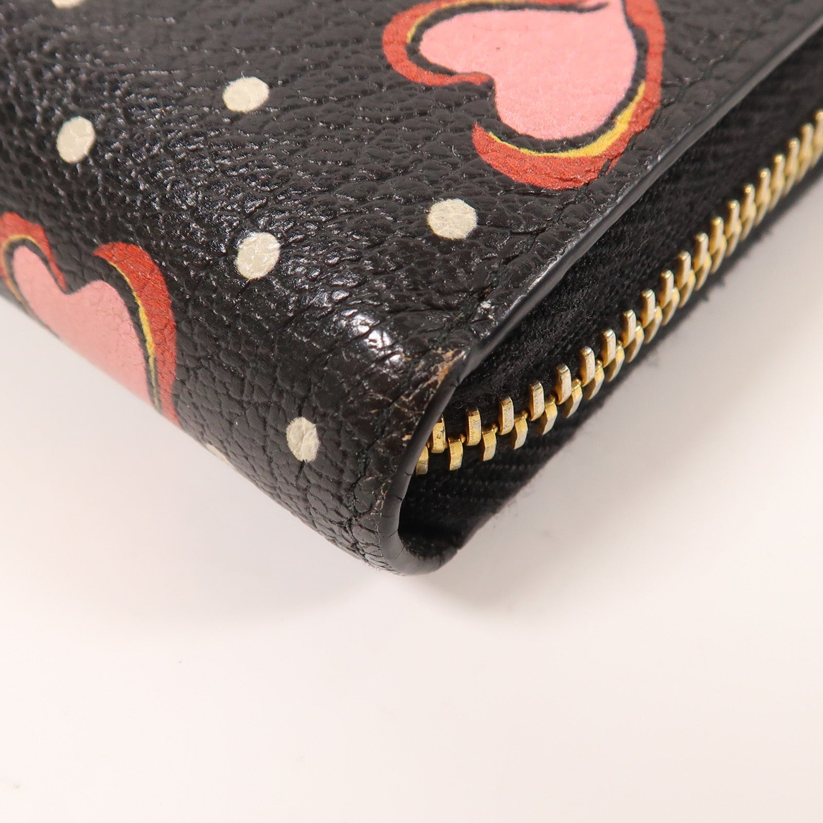 Miu Miu 牛皮皮革Long Wallet金扣長錢包