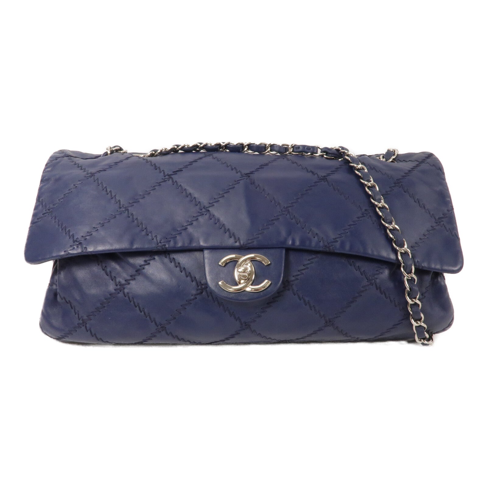 CHANEL 牛皮皮革Chain Shoulder鏈帶肩背袋