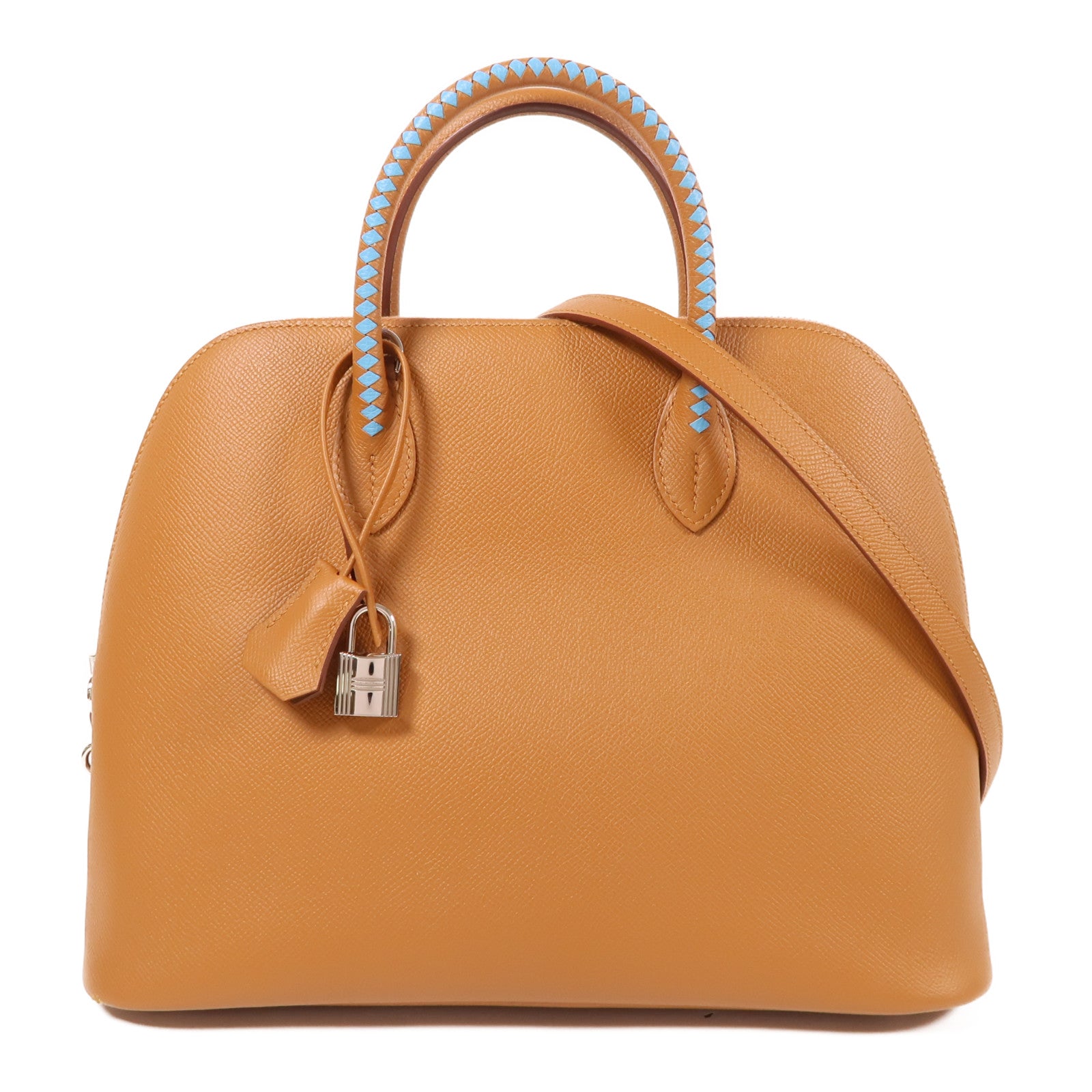 HERMES PHW Bolide 1923 30 2 Way Shoulder Bag Veau Epsom Leather Gold