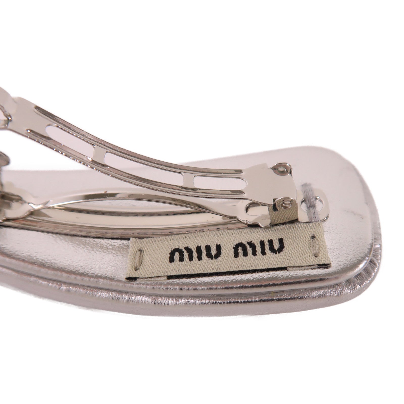 Miu Miu 皮革Hair Clip