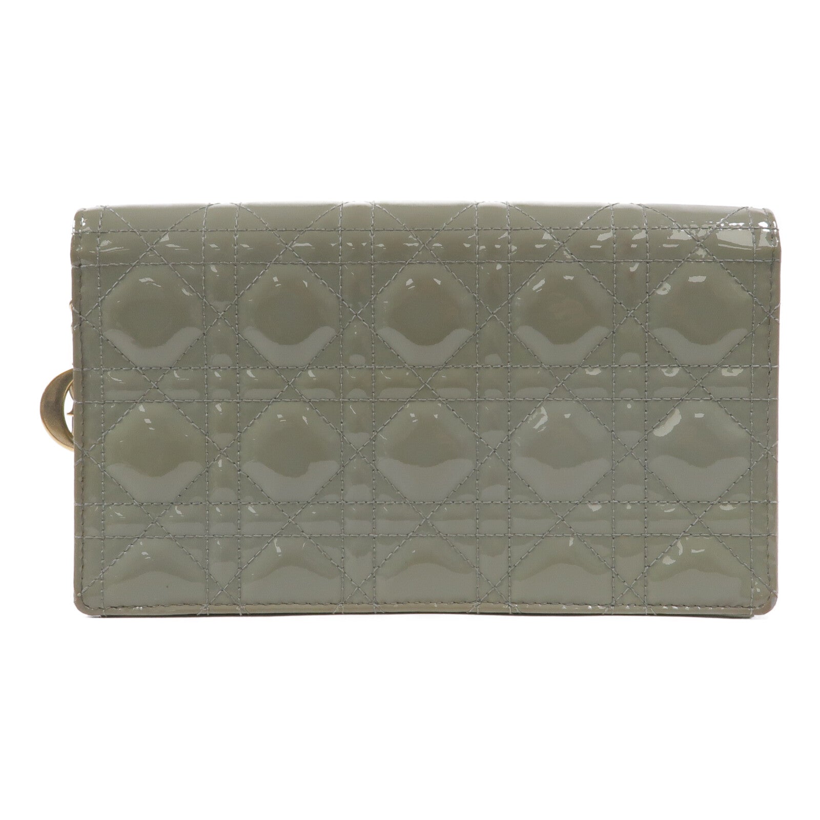 Dior 漆皮皮革Wallet On Chain鏈帶肩背袋