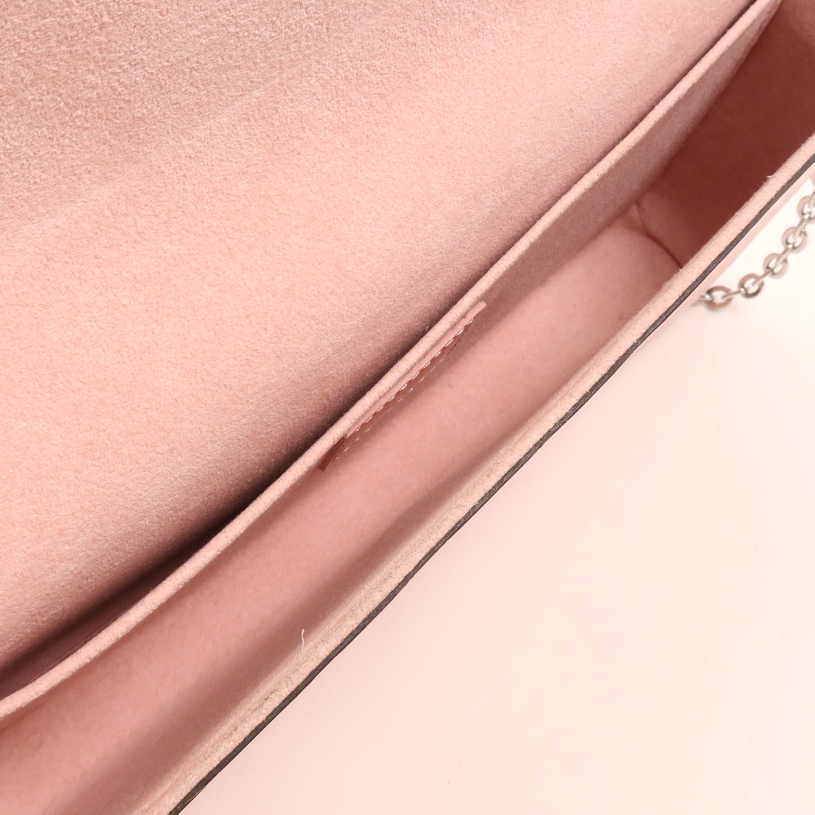 LOUIS VUITTON Epi Pochette Felicie銀扣鏈帶肩背袋