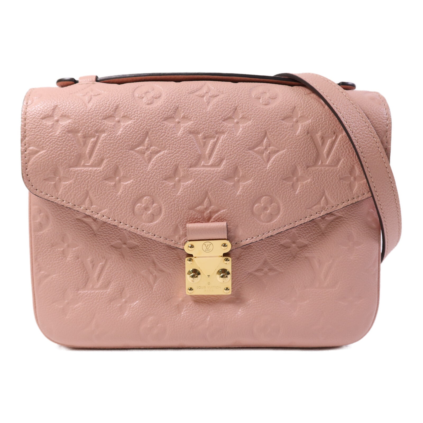 LOUIS VUITTON Monogram Empreinte Pochette Metis金扣手挽肩背兩用袋