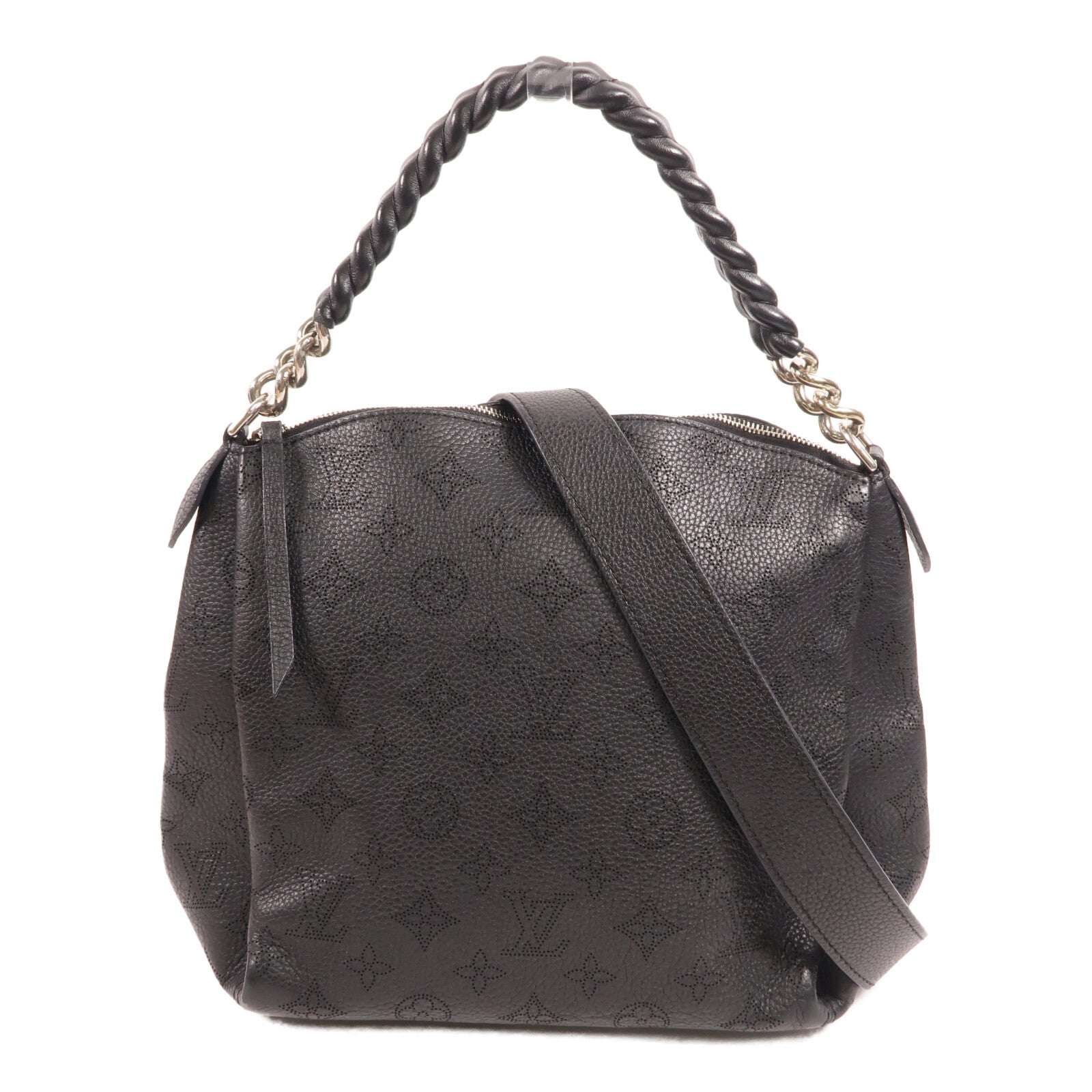 LOUIS VUITTON Monogram Mahina Babylone Chain BB手挽肩背兩用袋