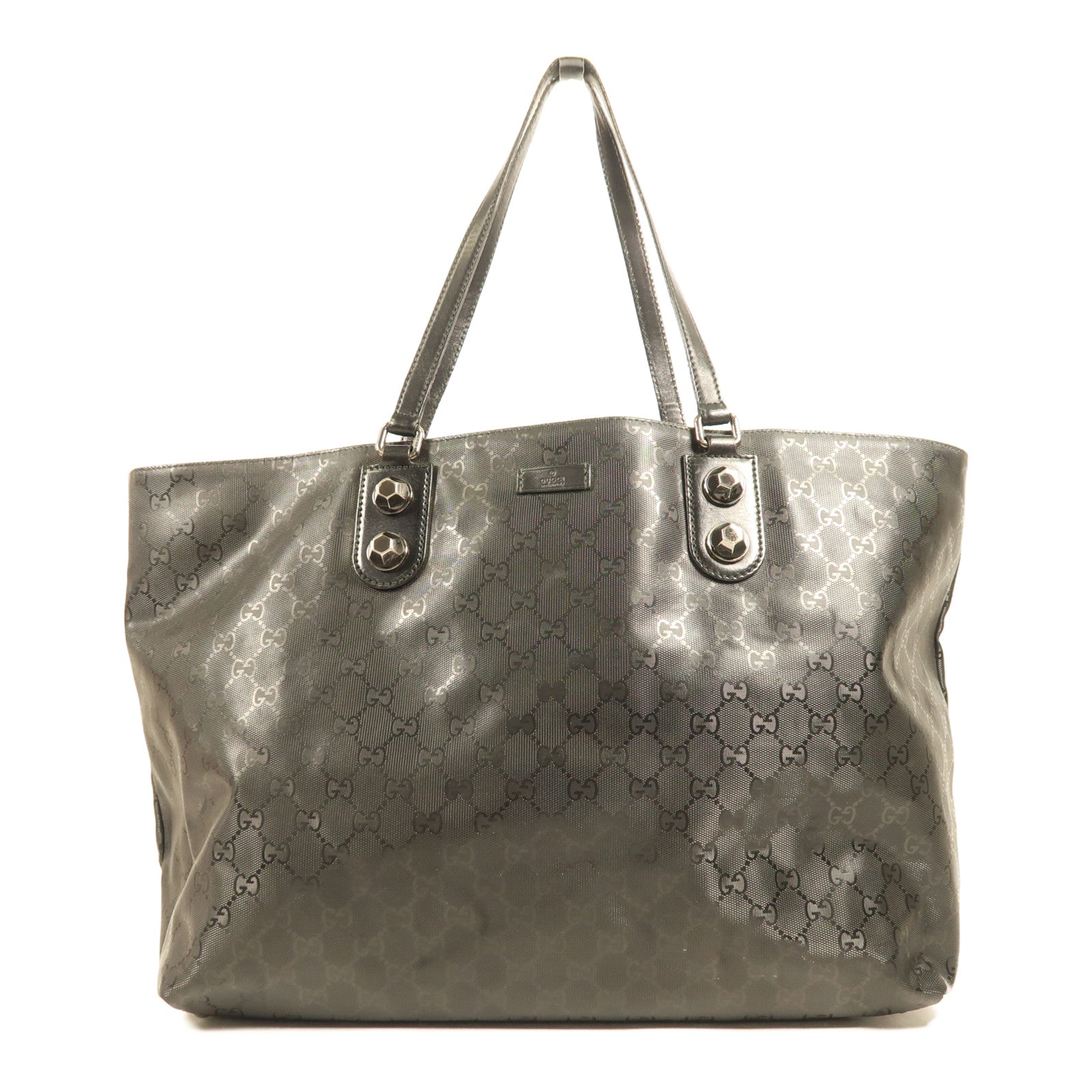 GUCCI PVC Shoulder Bag銀扣肩背袋