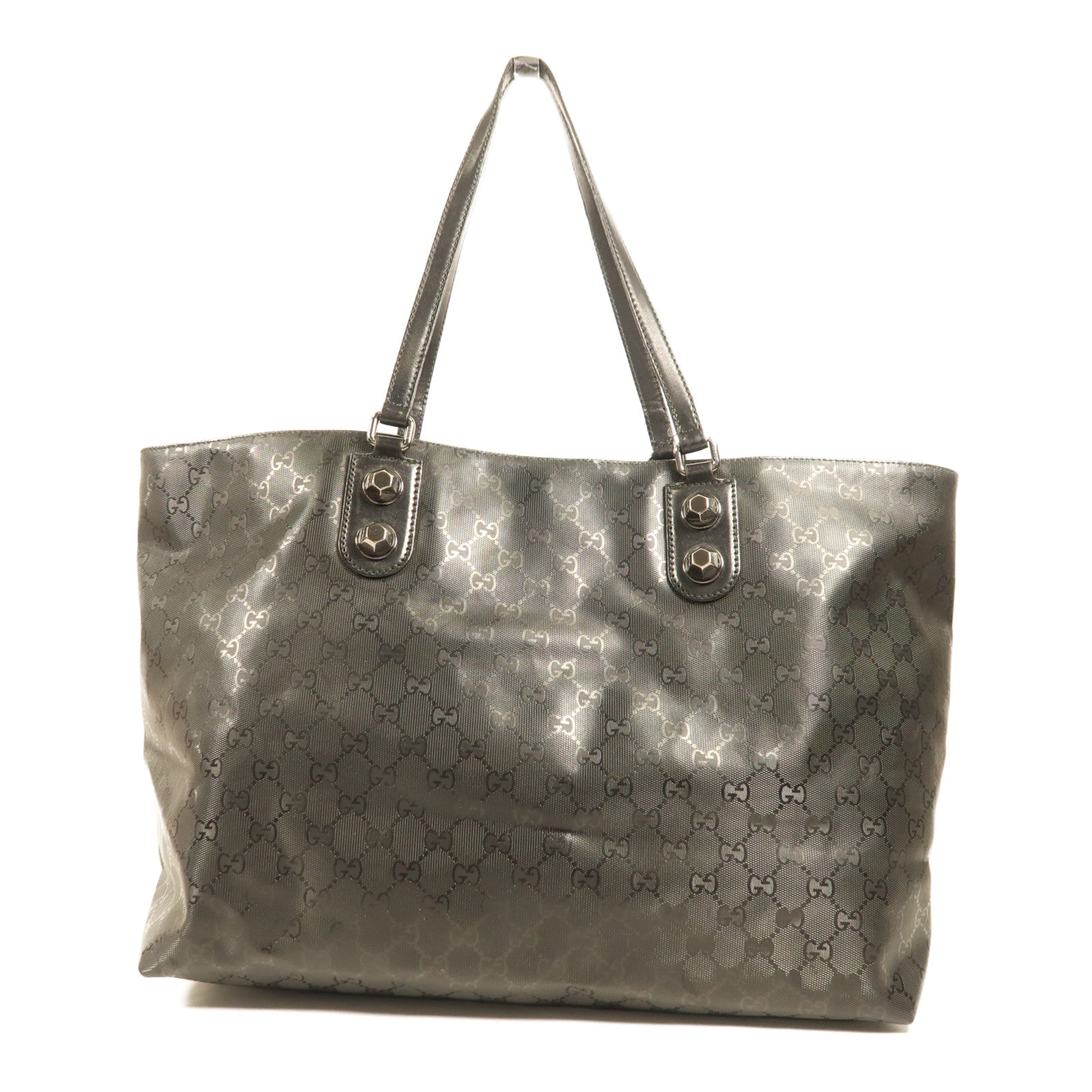 GUCCI PVC Shoulder Bag銀扣肩背袋