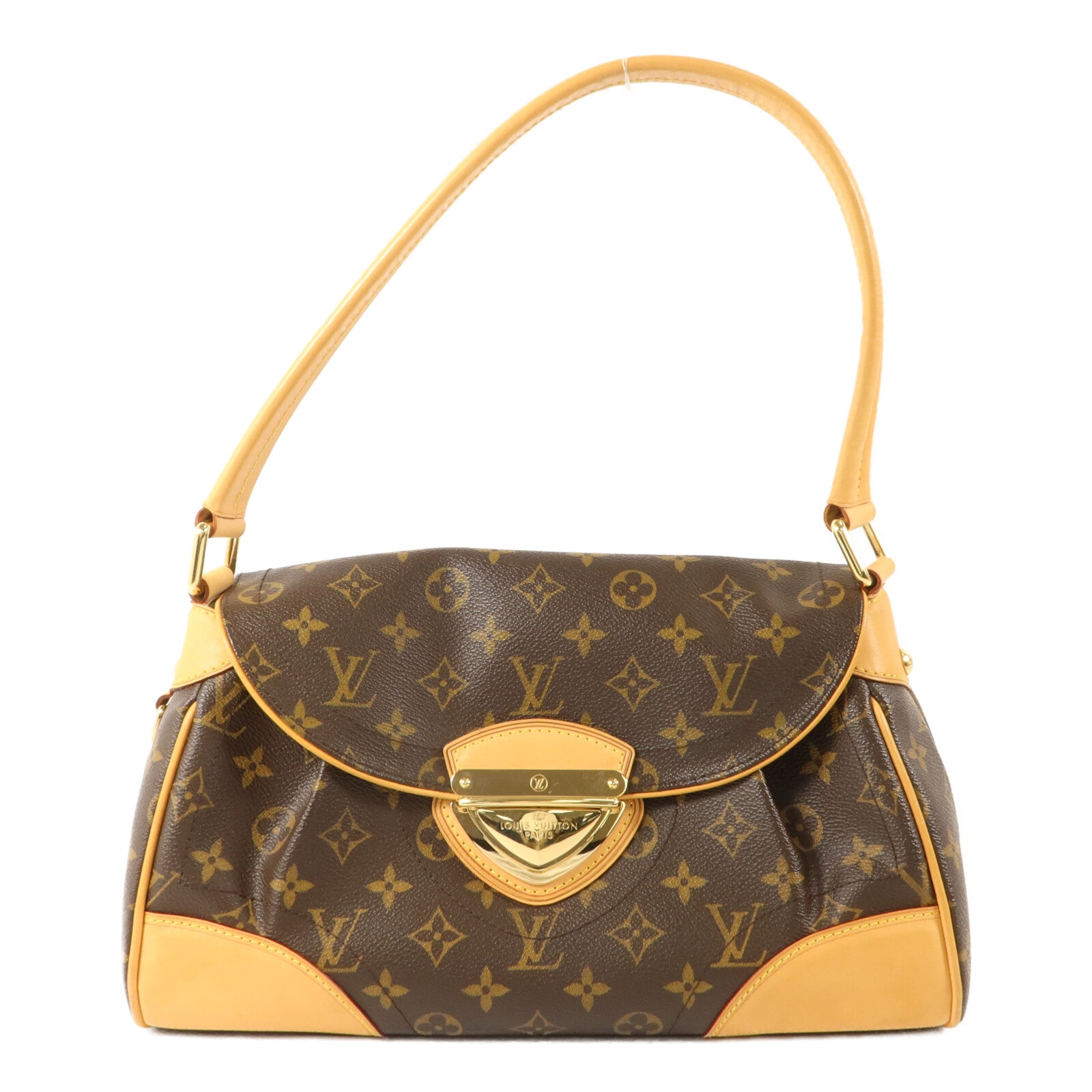 LOUIS VUITTON Monogram Beverly MM金扣肩背袋