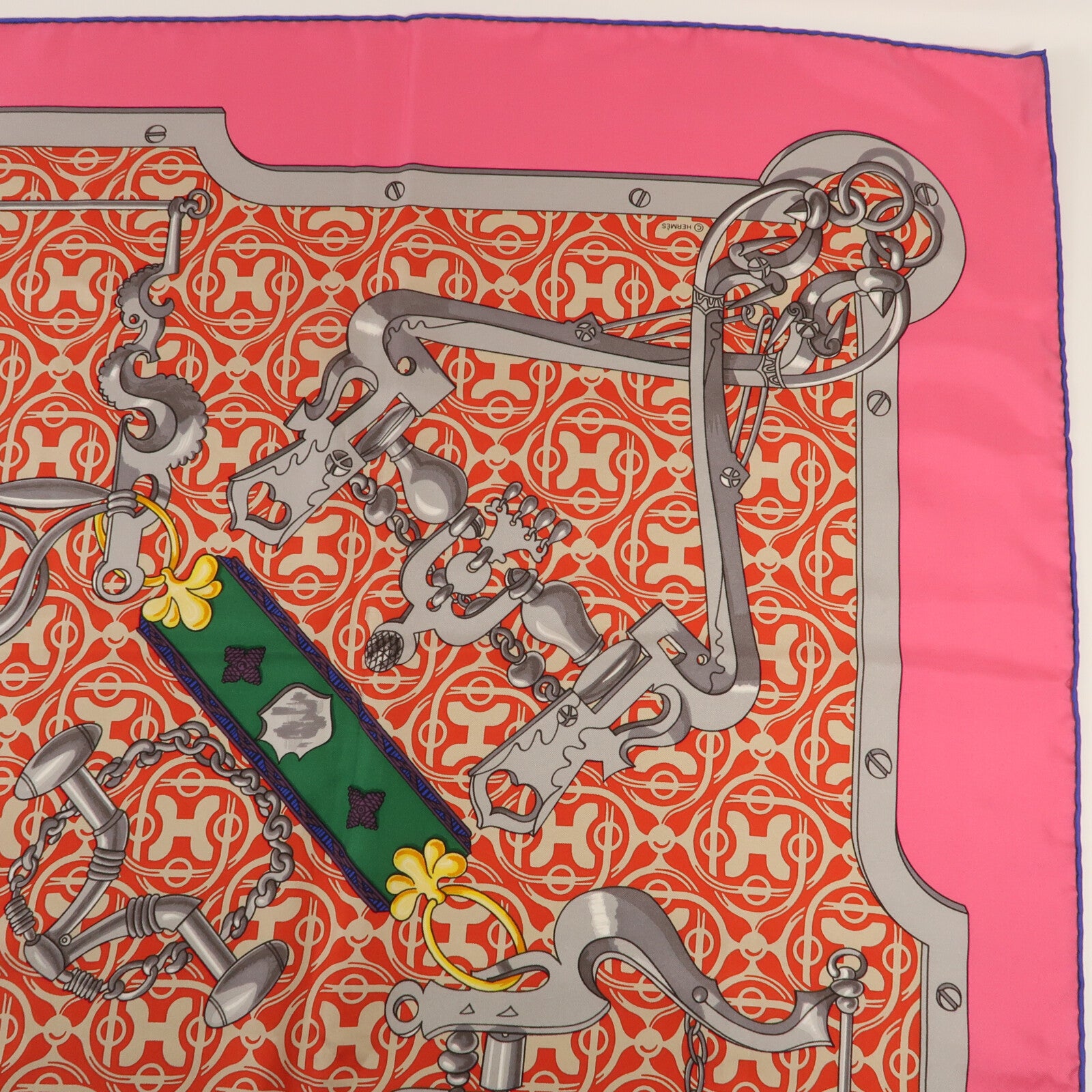 HERMES 【萬聖節商品】絲質Scarf 135X135絲巾