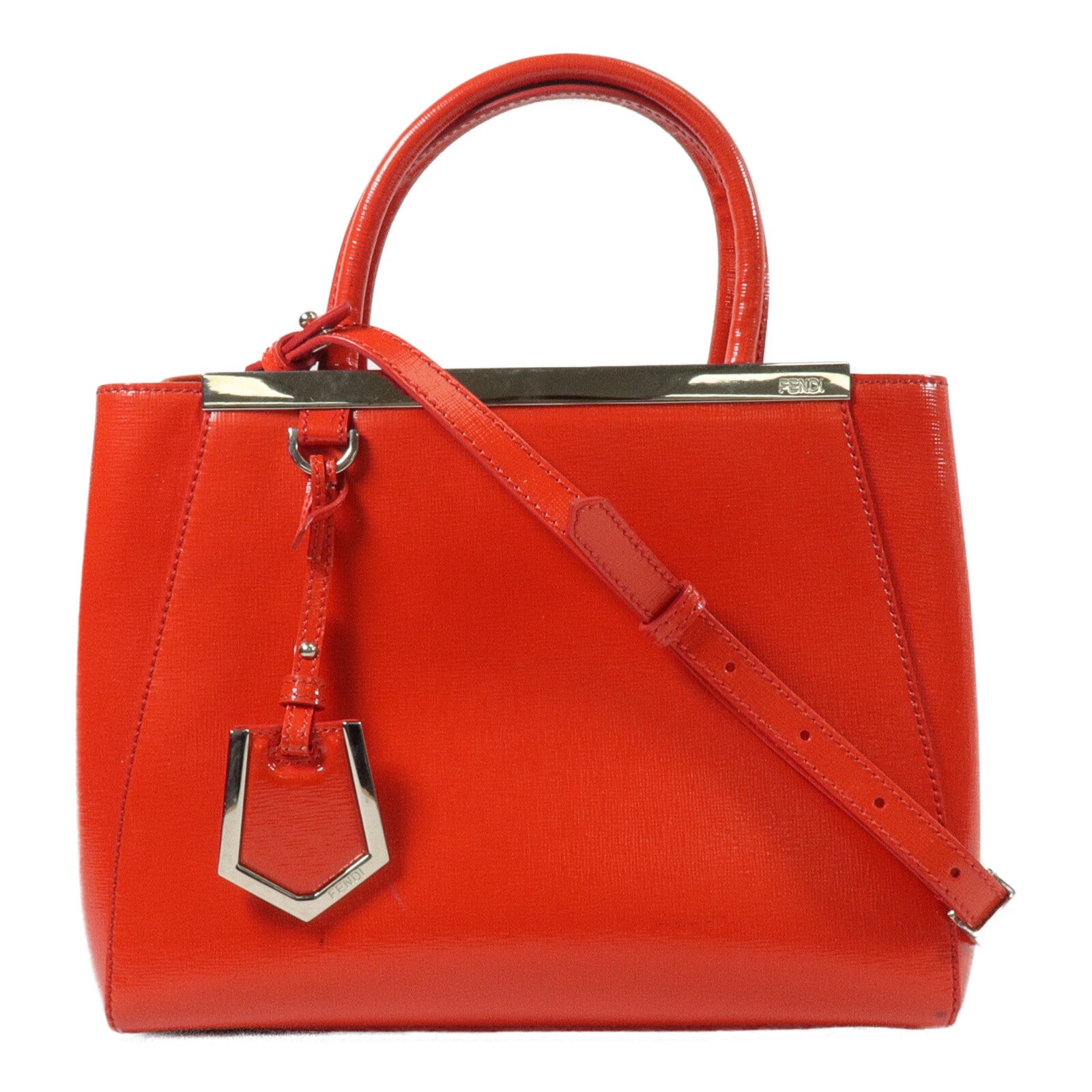 FENDI Saffiano皮革2Jours手挽肩背兩用袋