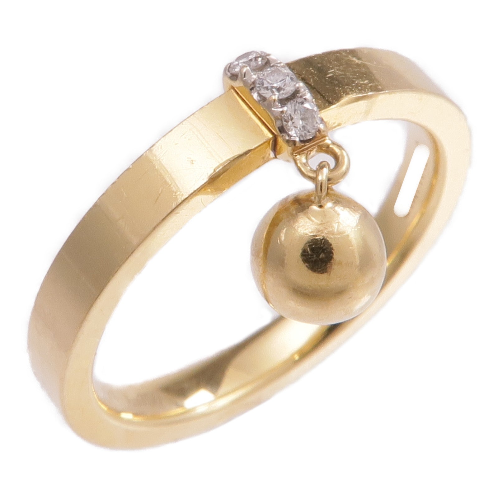 JEWELRY 【激減優惠】18K黃金/18K白金Diamond Ring鑽石戒指US#6