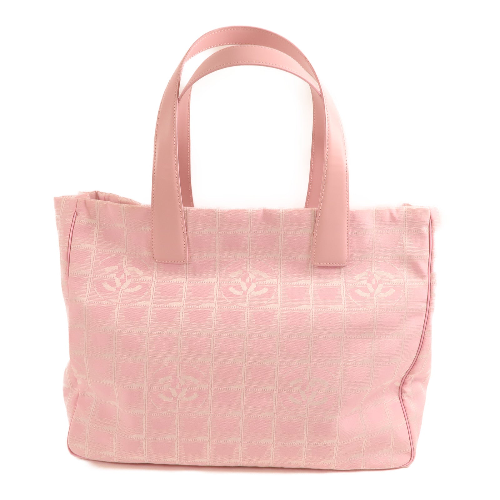 CHANEL 尼龍New Travel Line Tote金扣肩背袋/手挽袋