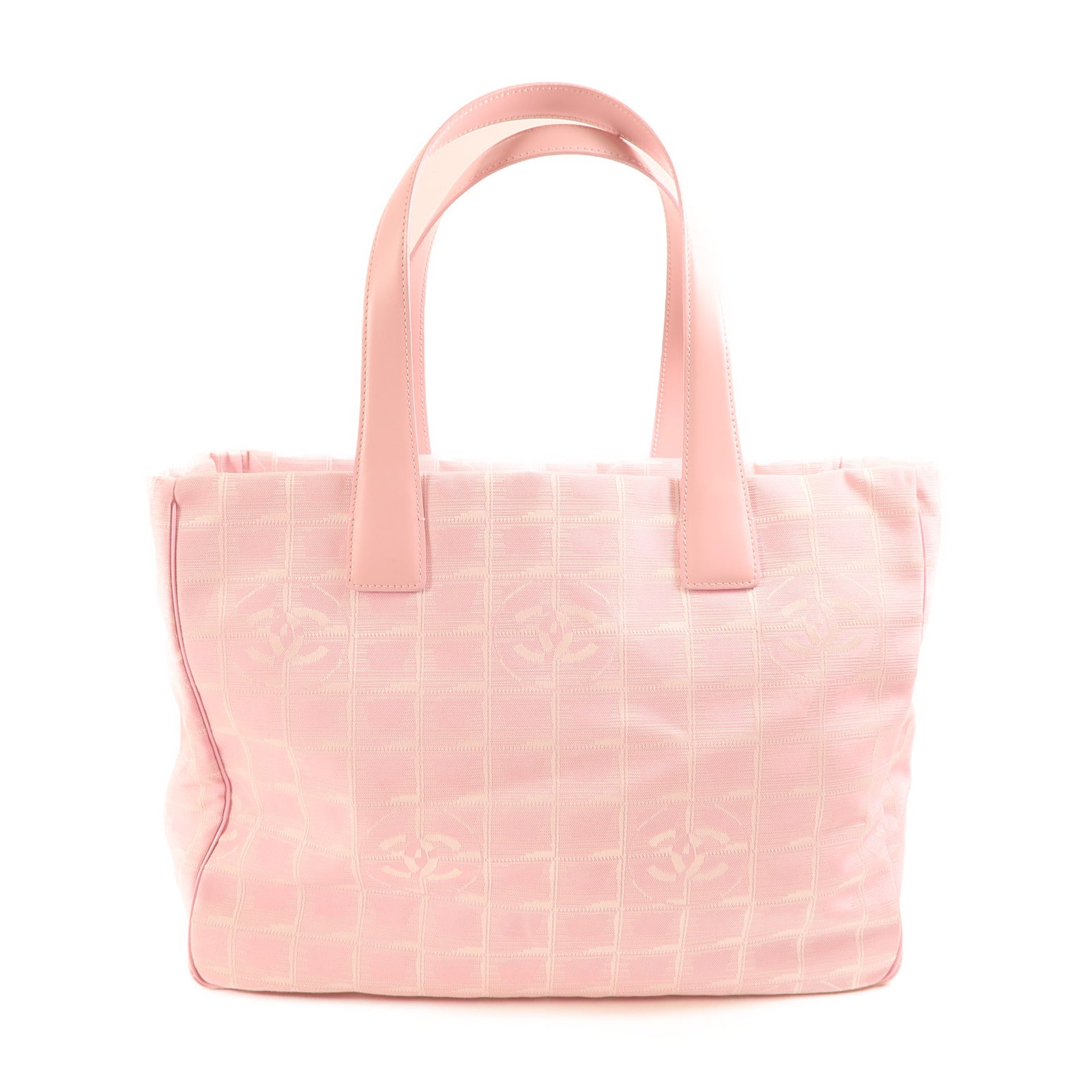 CHANEL 尼龍New Travel Line Tote金扣肩背袋/手挽袋