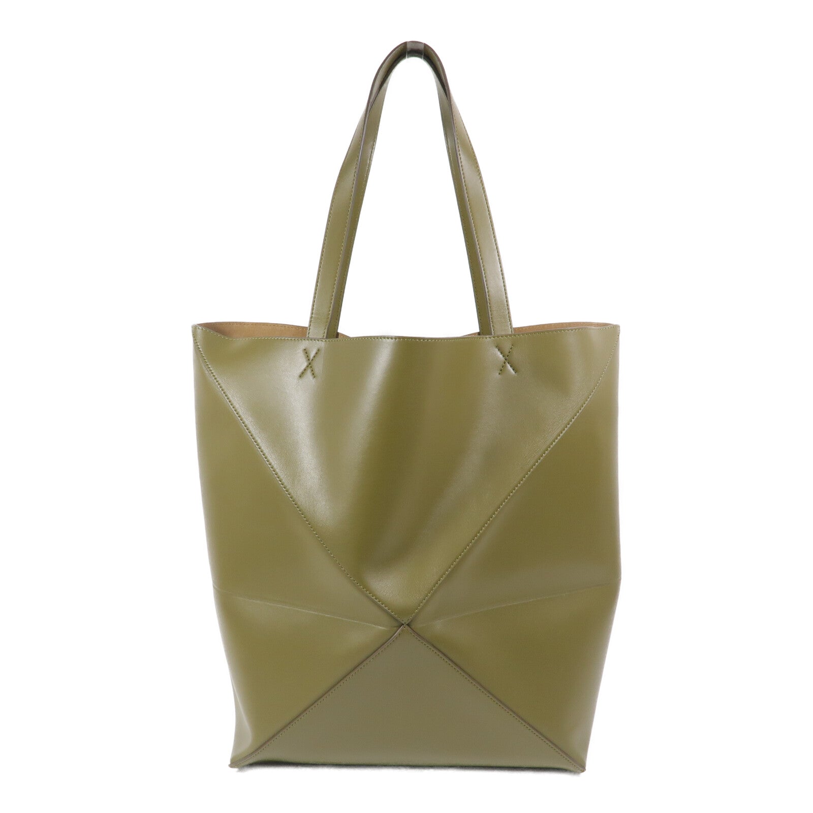 LOEWE 牛皮皮革Puzzle Fold Tote XL肩背袋