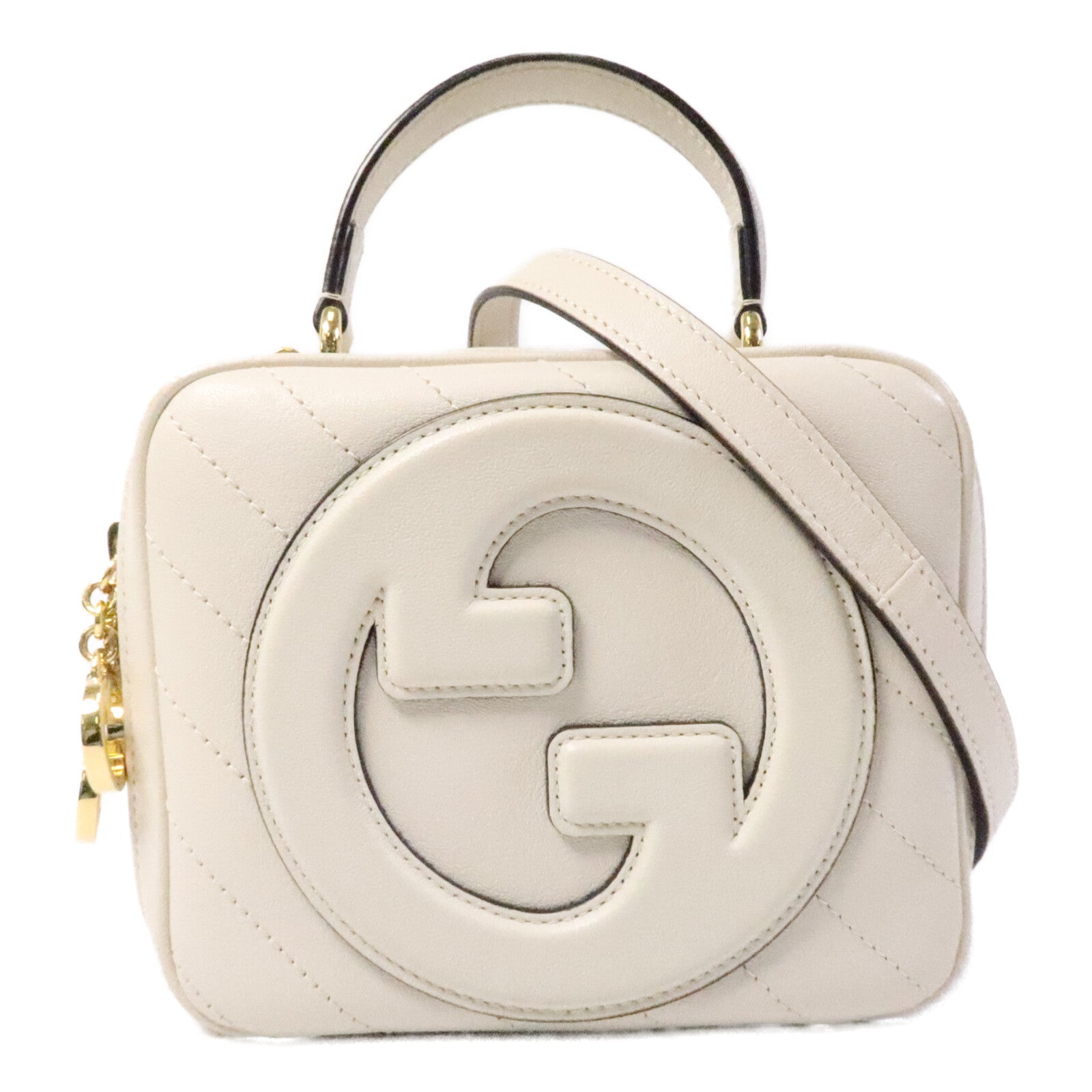 GUCCI 牛皮皮革Blondie手挽肩背兩用袋