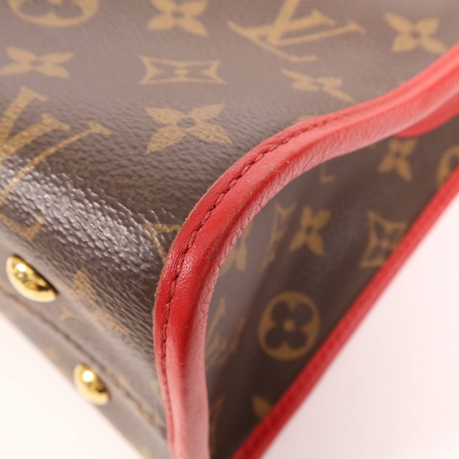 LOUIS VUITTON Monogram Popincourt PM金扣手挽肩背兩用袋