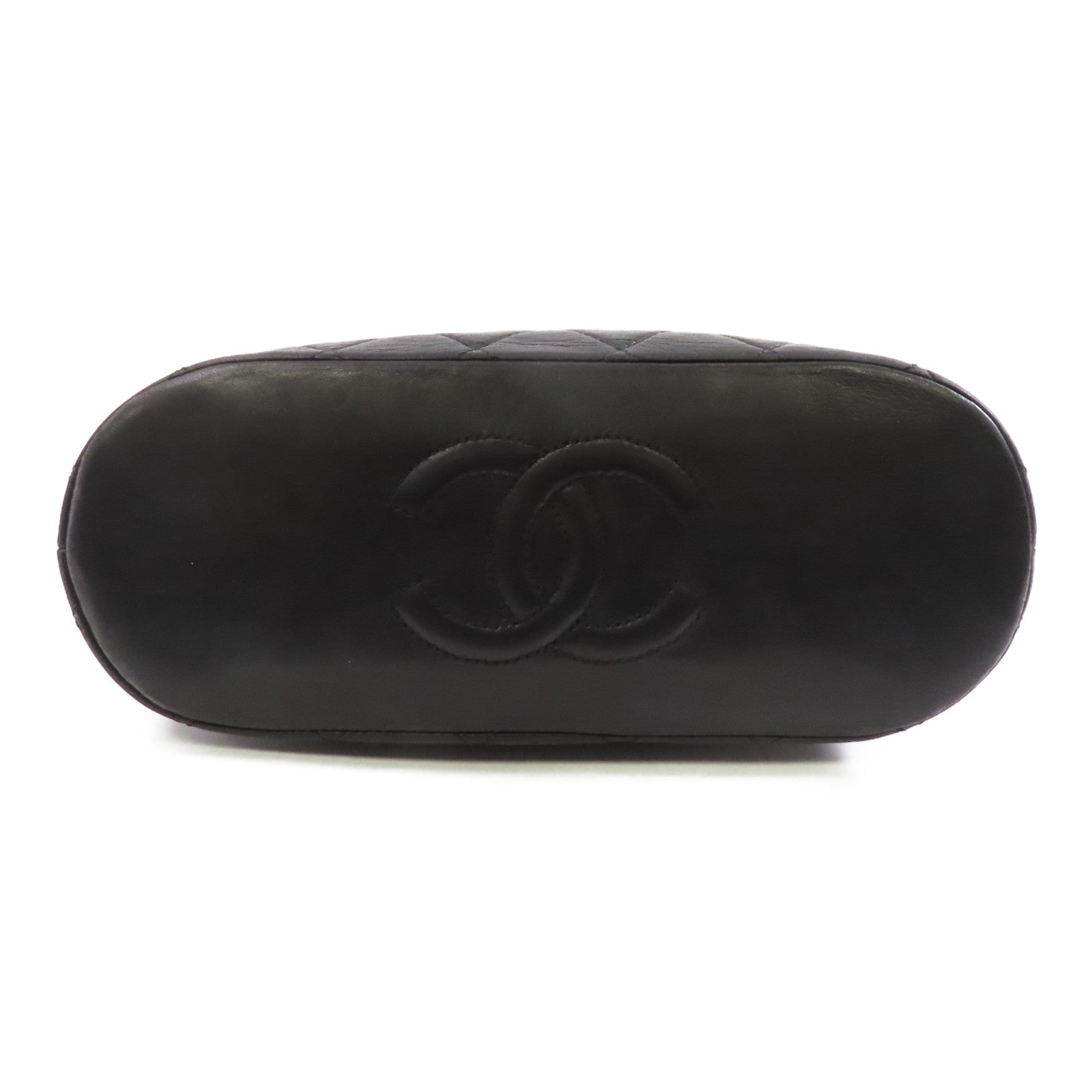 CHANEL 【激減優惠】菱格羊皮皮革Shoulder Bag金扣肩背袋黑色