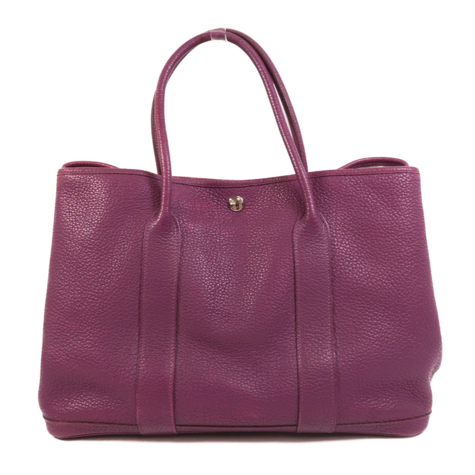 HERMES Clemence皮革 Garden Party PM手挽袋Anemone