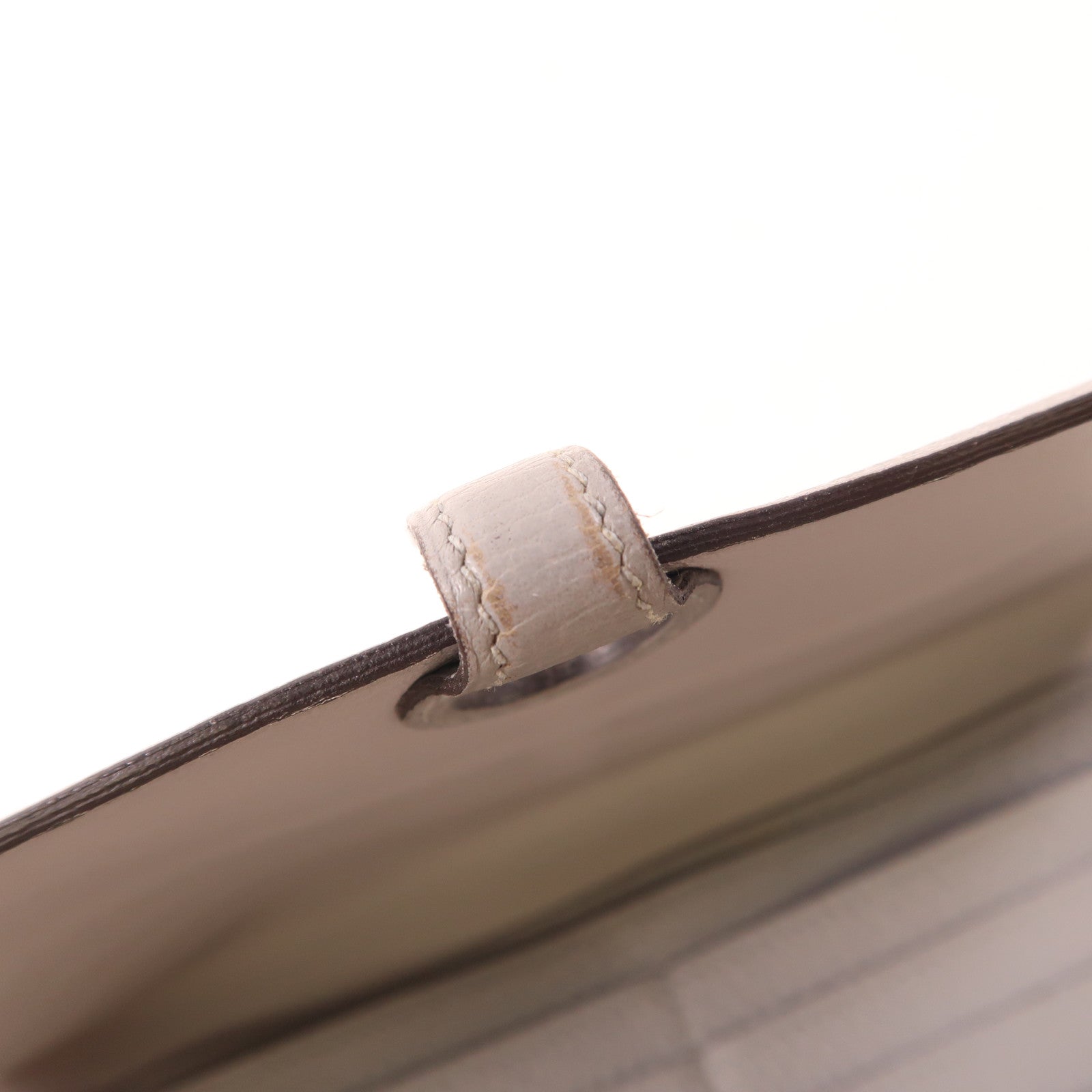 HERMES (PRICE DOWN) PHW Dogon MM Wallet Togo Leather Gray Grey