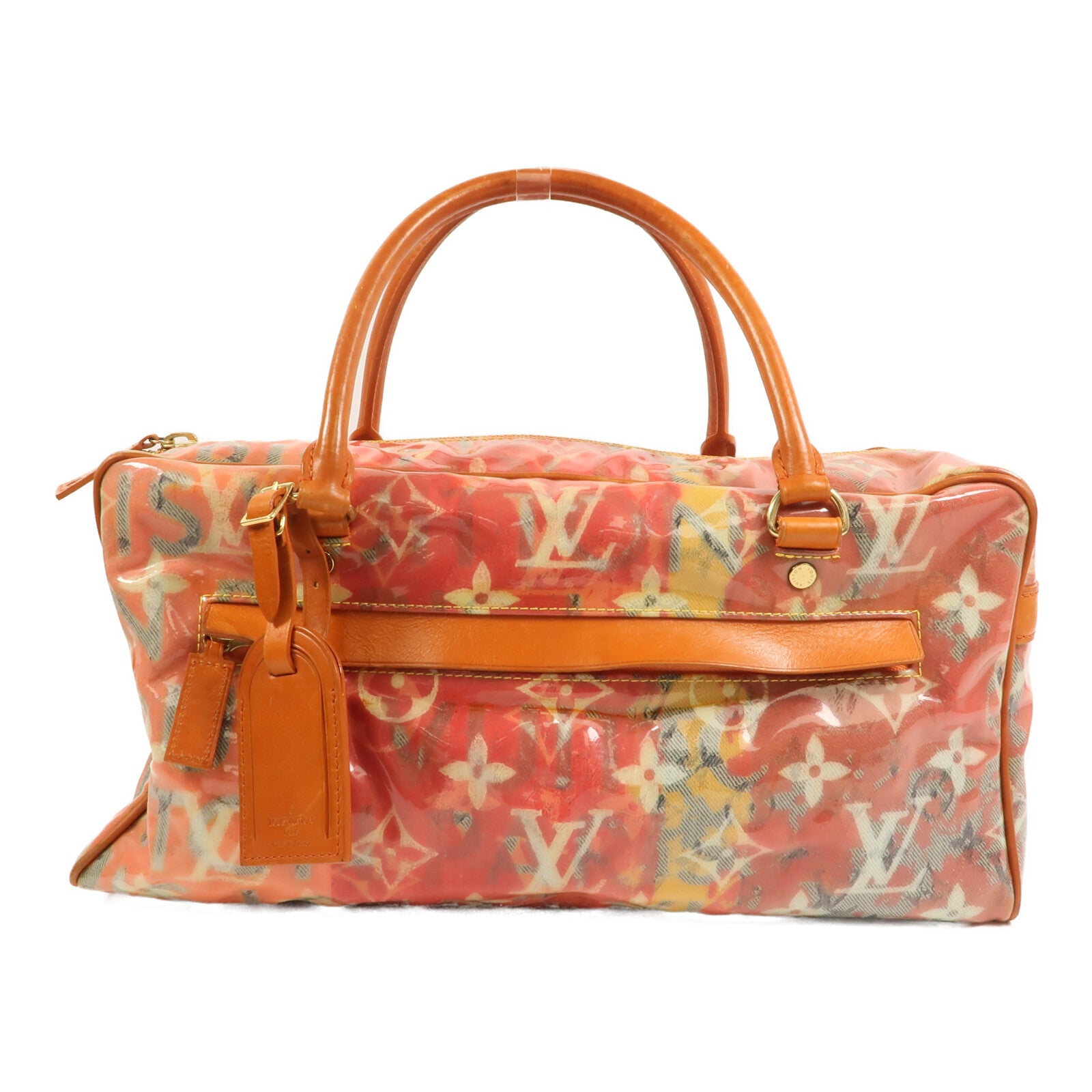 LOUIS VUITTON 【激減優惠】Monogram Pulp Weekender PM金扣肩背袋