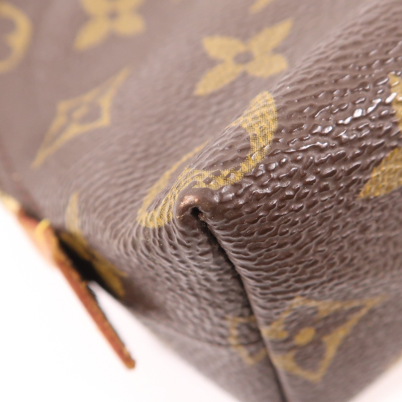 LOUIS VUITTON Monogram Cosmetic Pouch手拿包棕色
