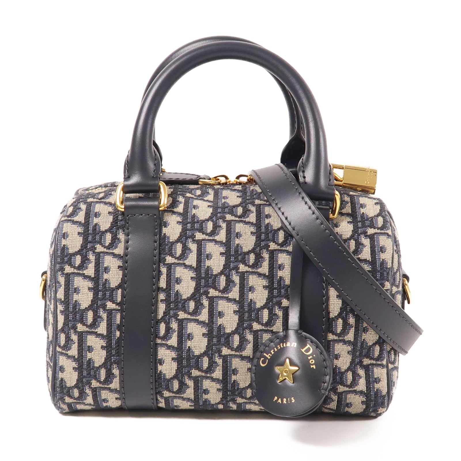 Dior 【激減優惠】帆布Groove 20金扣手挽肩背兩用袋