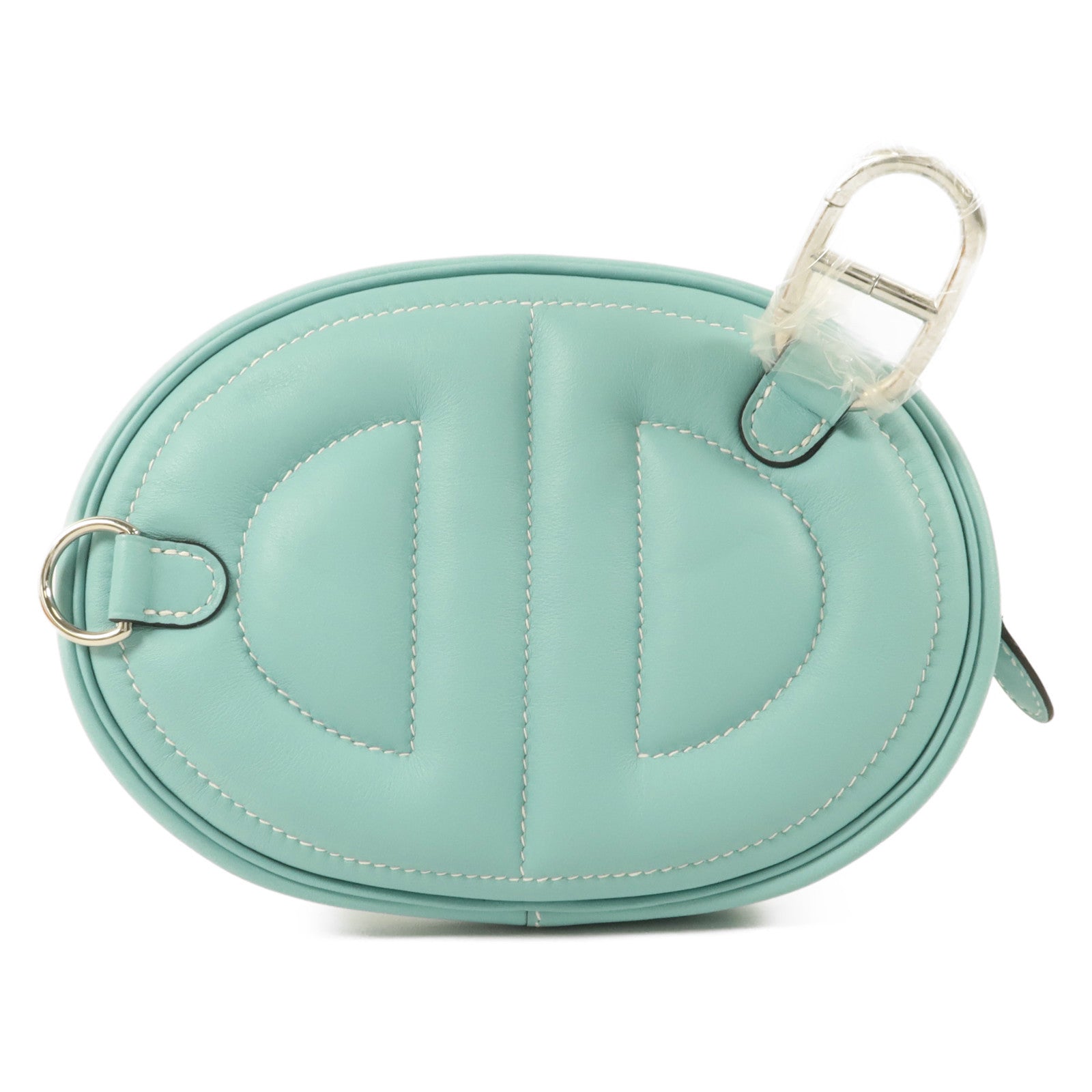HERMES Swift皮革In The Loop Belt Bag肩背袋Bleu Atoll