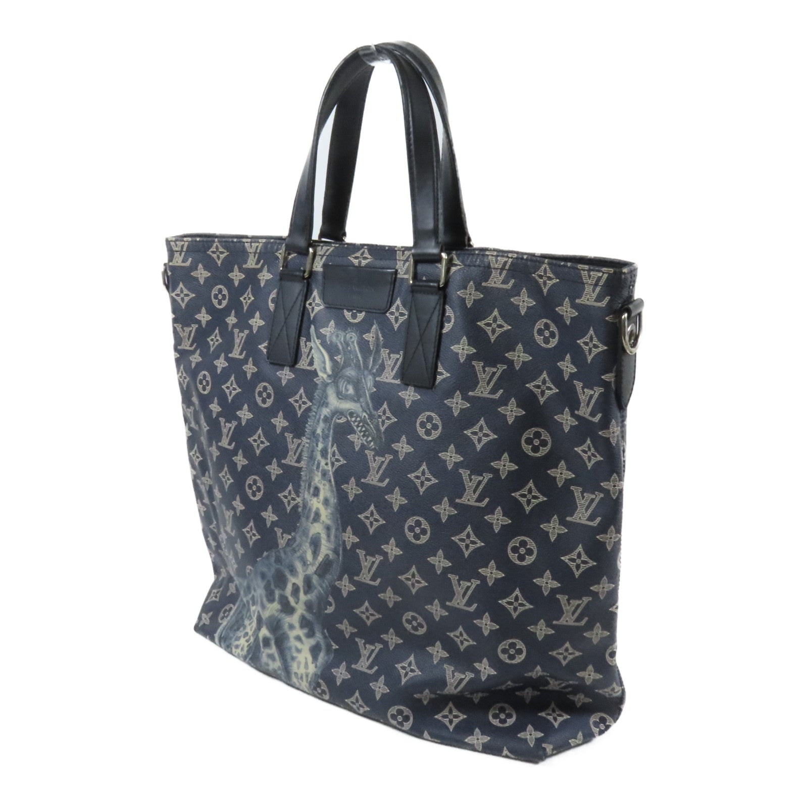 LOUIS VUITTON Monogram Savanna Tote Bag銀扣手挽肩背兩用袋