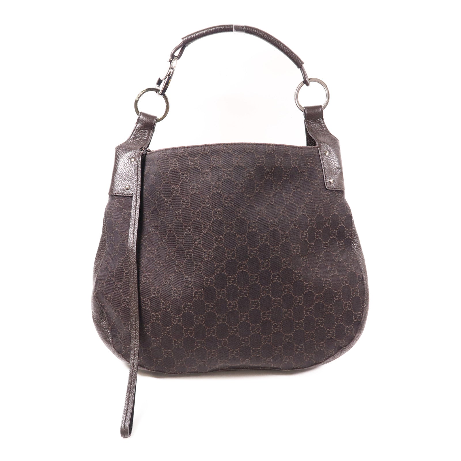 GUCCI GG SHW Shoulder Bag 179777 Canvas Brown