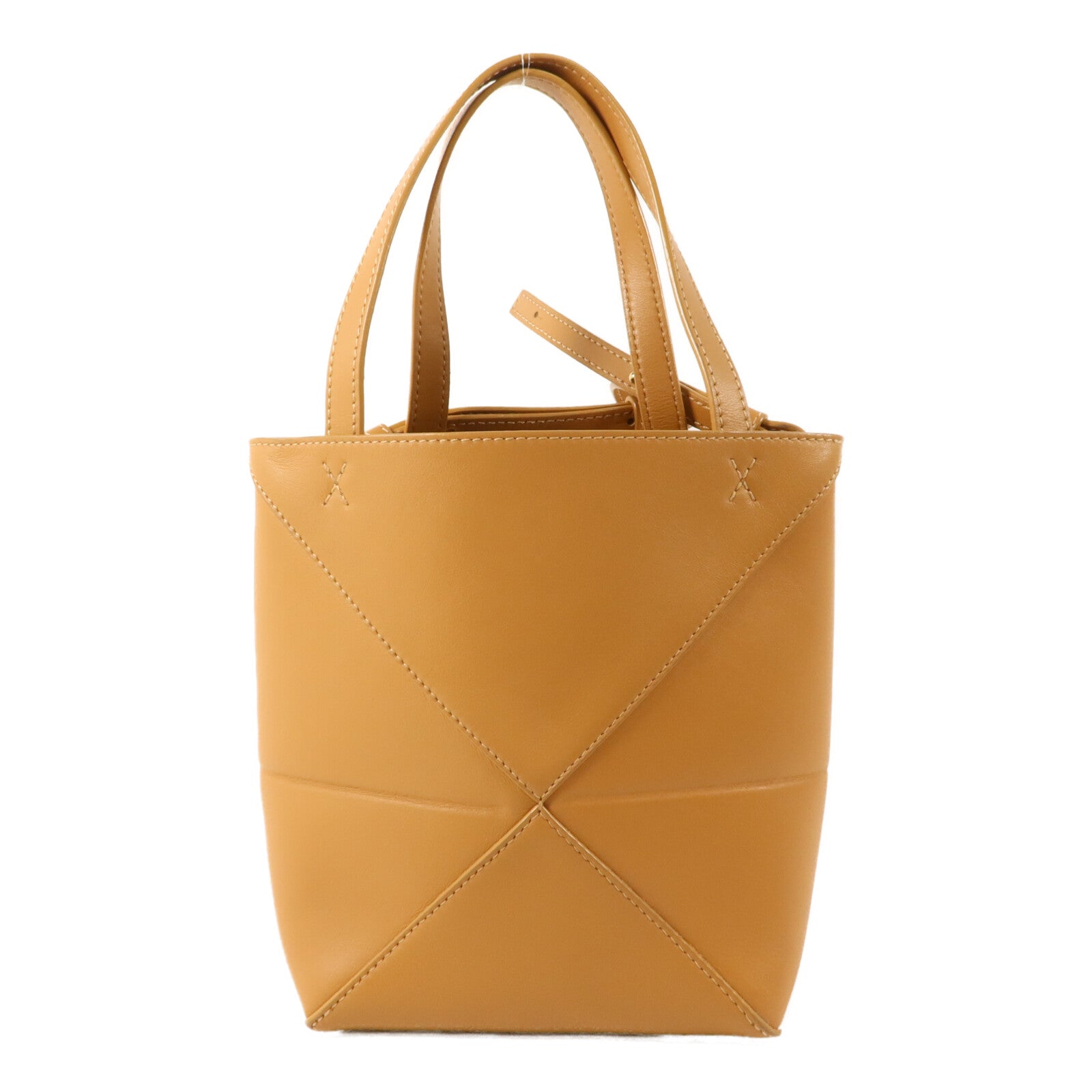 LOEWE 牛皮皮革Mini Puzzle Fold Tote手挽肩背兩用袋