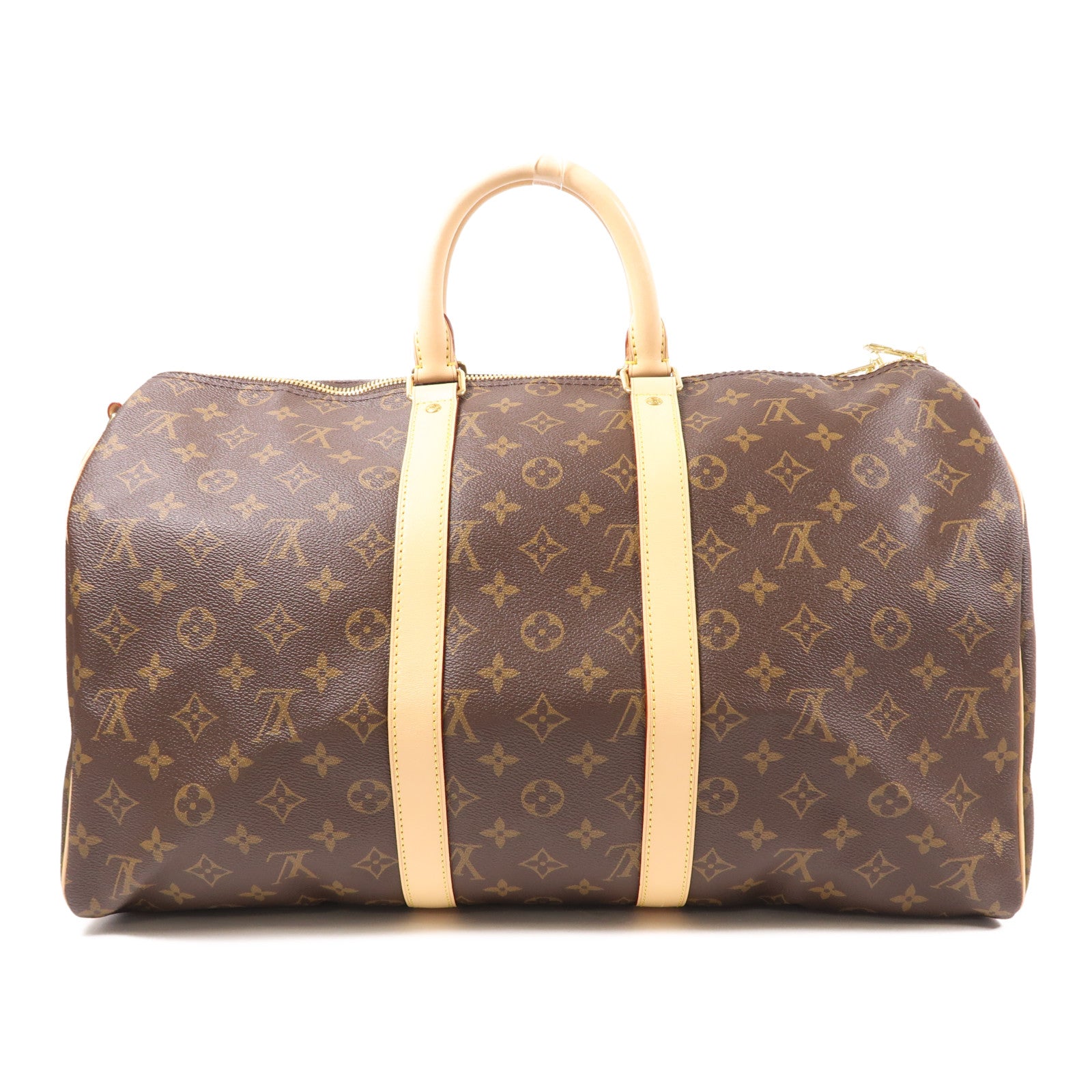 LOUIS VUITTON Monogram Keepall Bandouliere 45金扣手挽肩背兩用袋