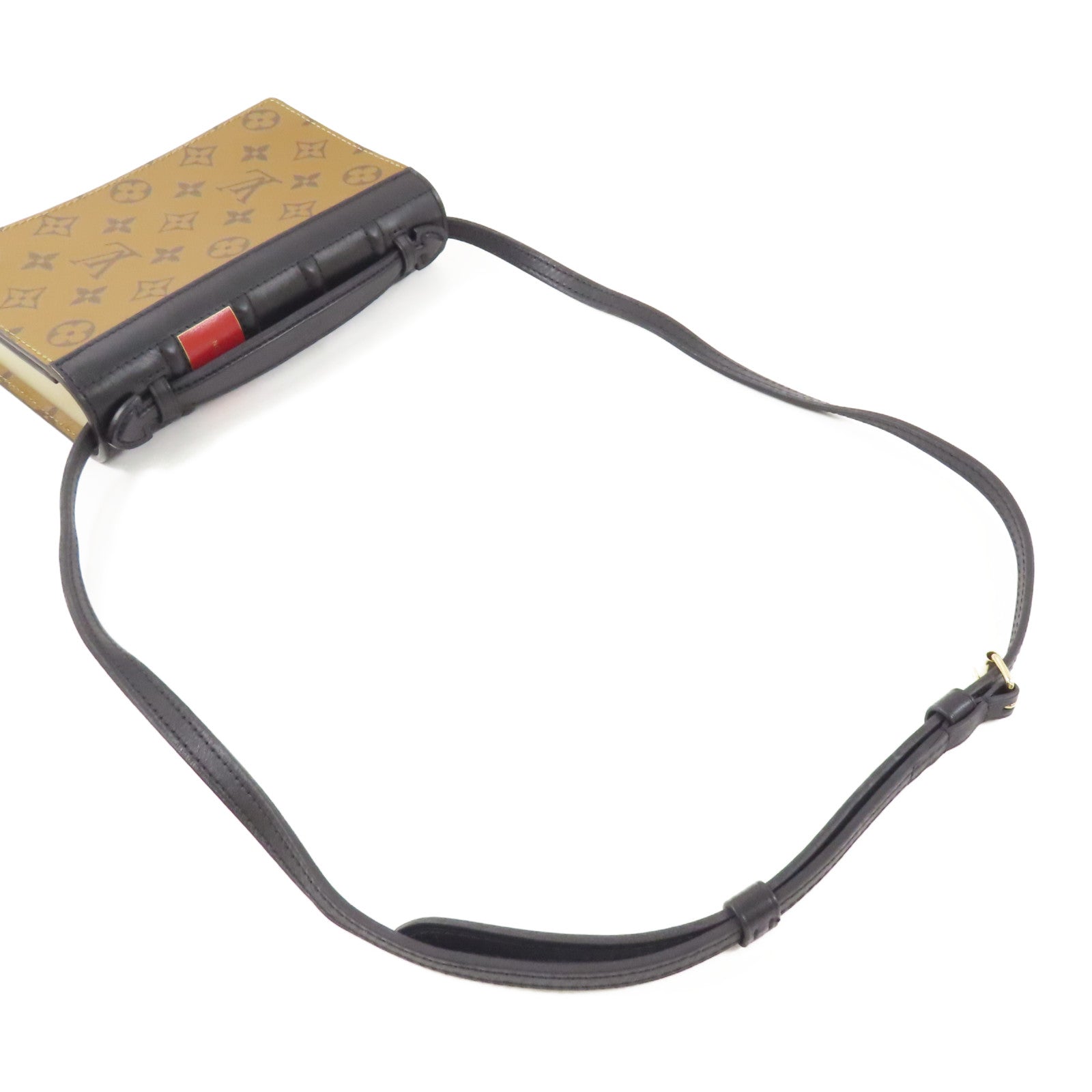 LOUIS VUITTON 【激減優惠】Monogram Reverse Book Chain Wallet金扣肩背袋