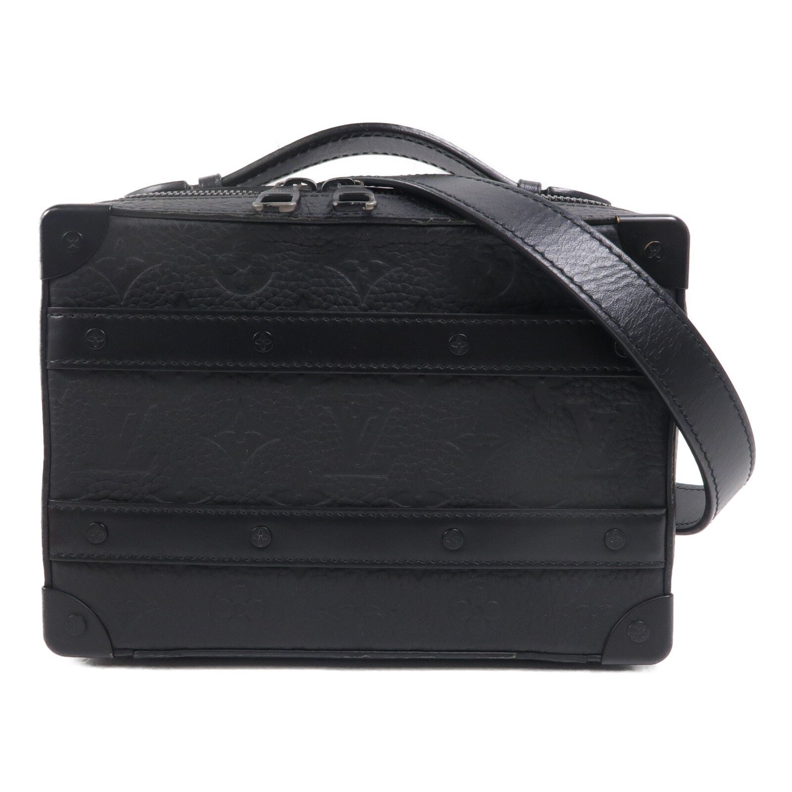 LOUIS VUITTON Monogram Taurillon Handle Soft Trunk手挽肩背兩用袋