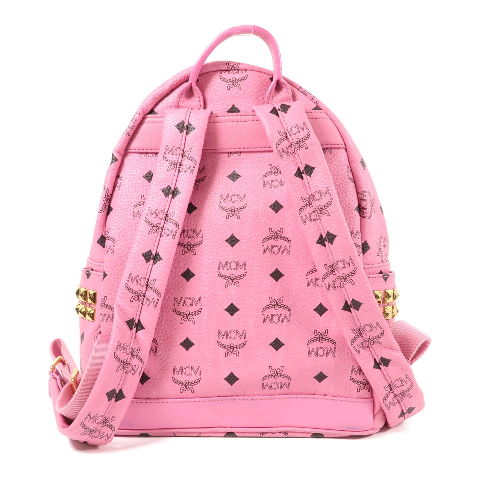 MCM 皮革Rucksack金扣背包