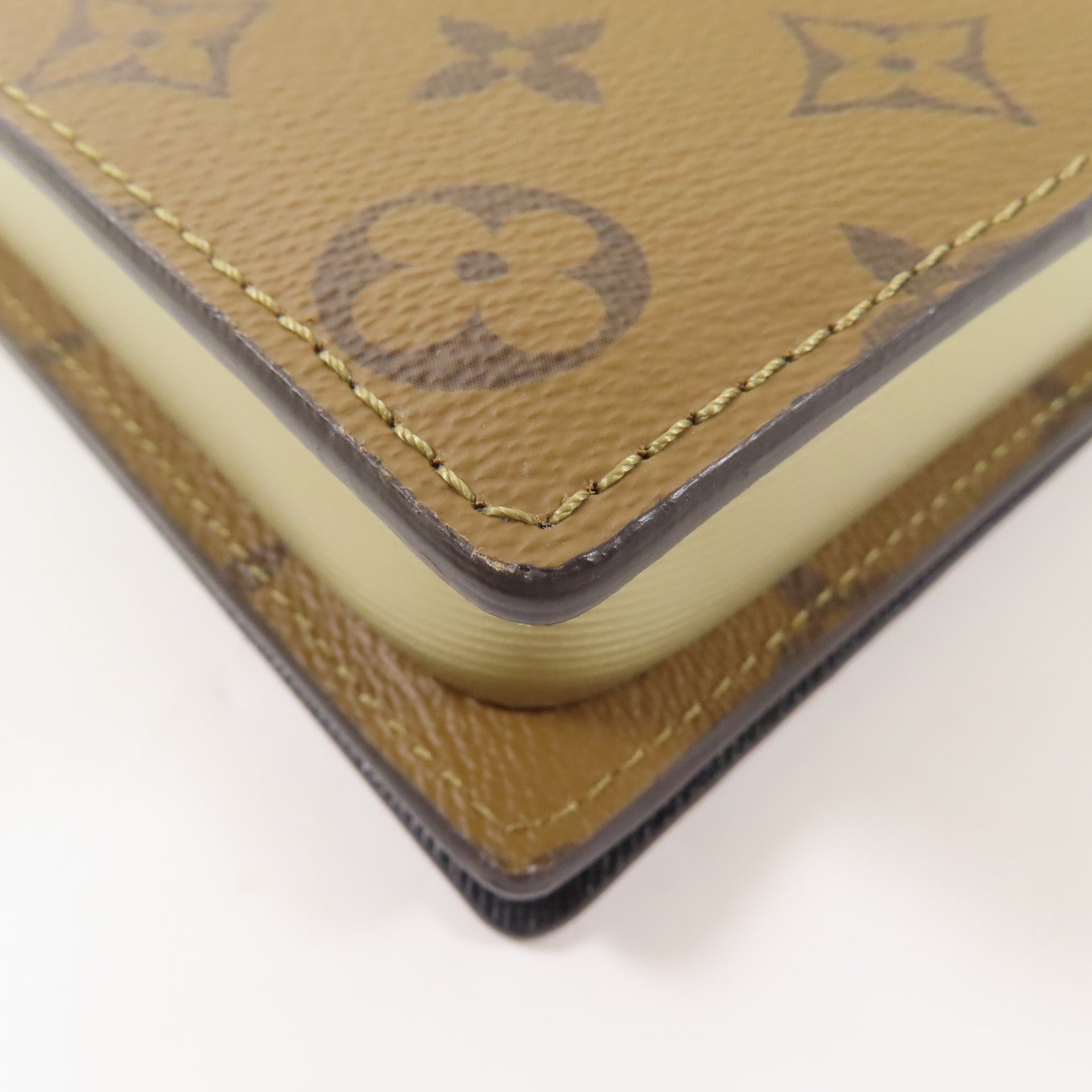LOUIS VUITTON 【激減優惠】Monogram Reverse Book Chain Wallet金扣肩背袋