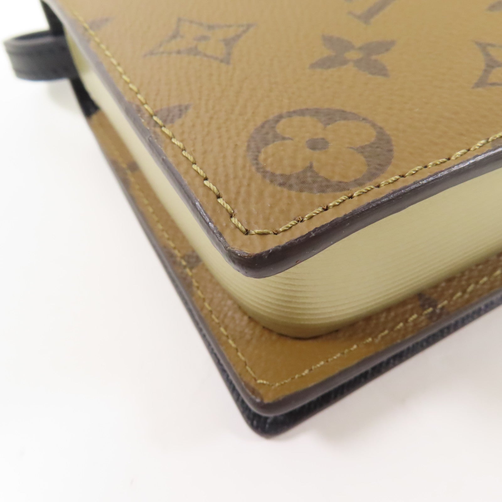 LOUIS VUITTON 【激減優惠】Monogram Reverse Book Chain Wallet金扣肩背袋