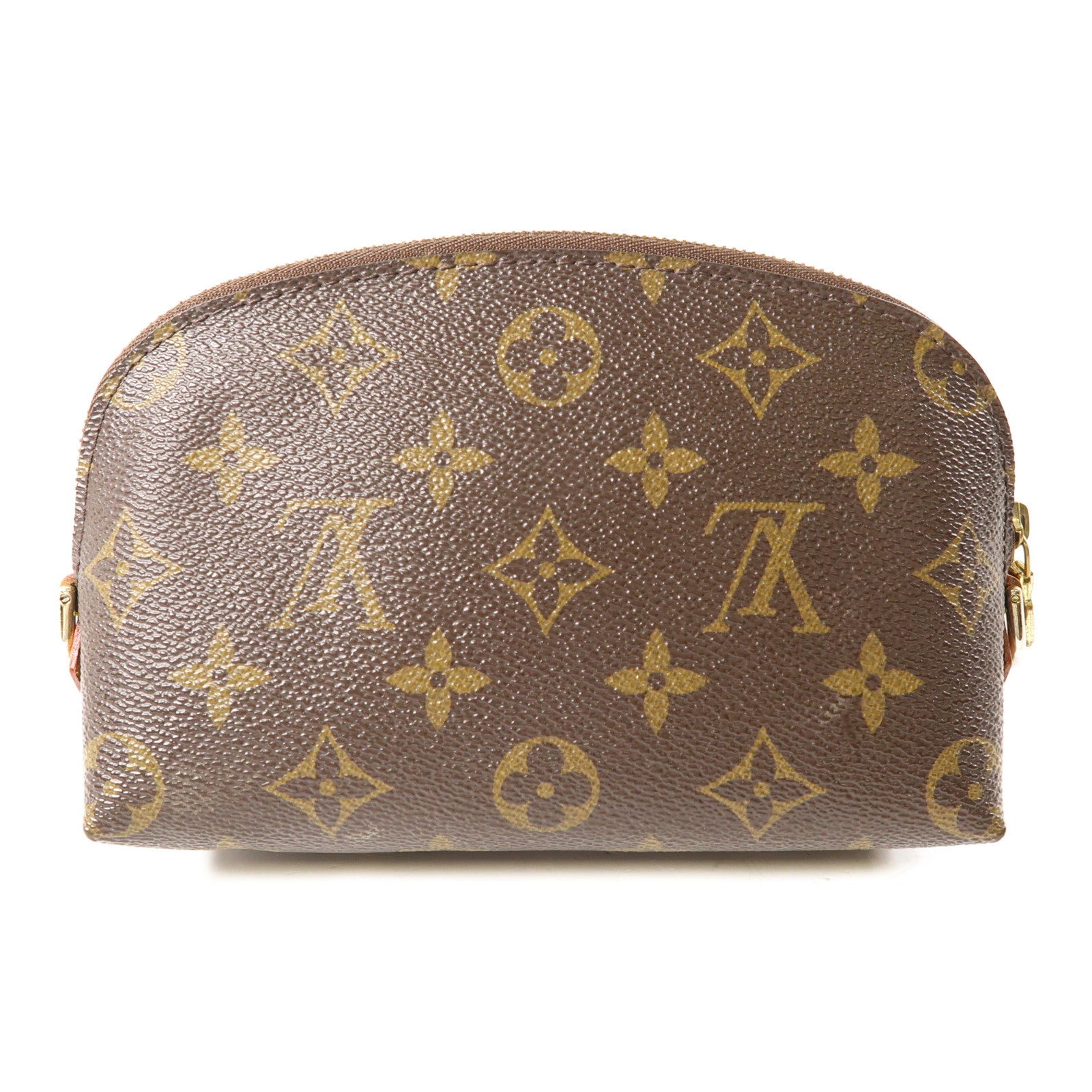 LOUIS VUITTON Monogram Cosmetic Pouch手拿包棕色