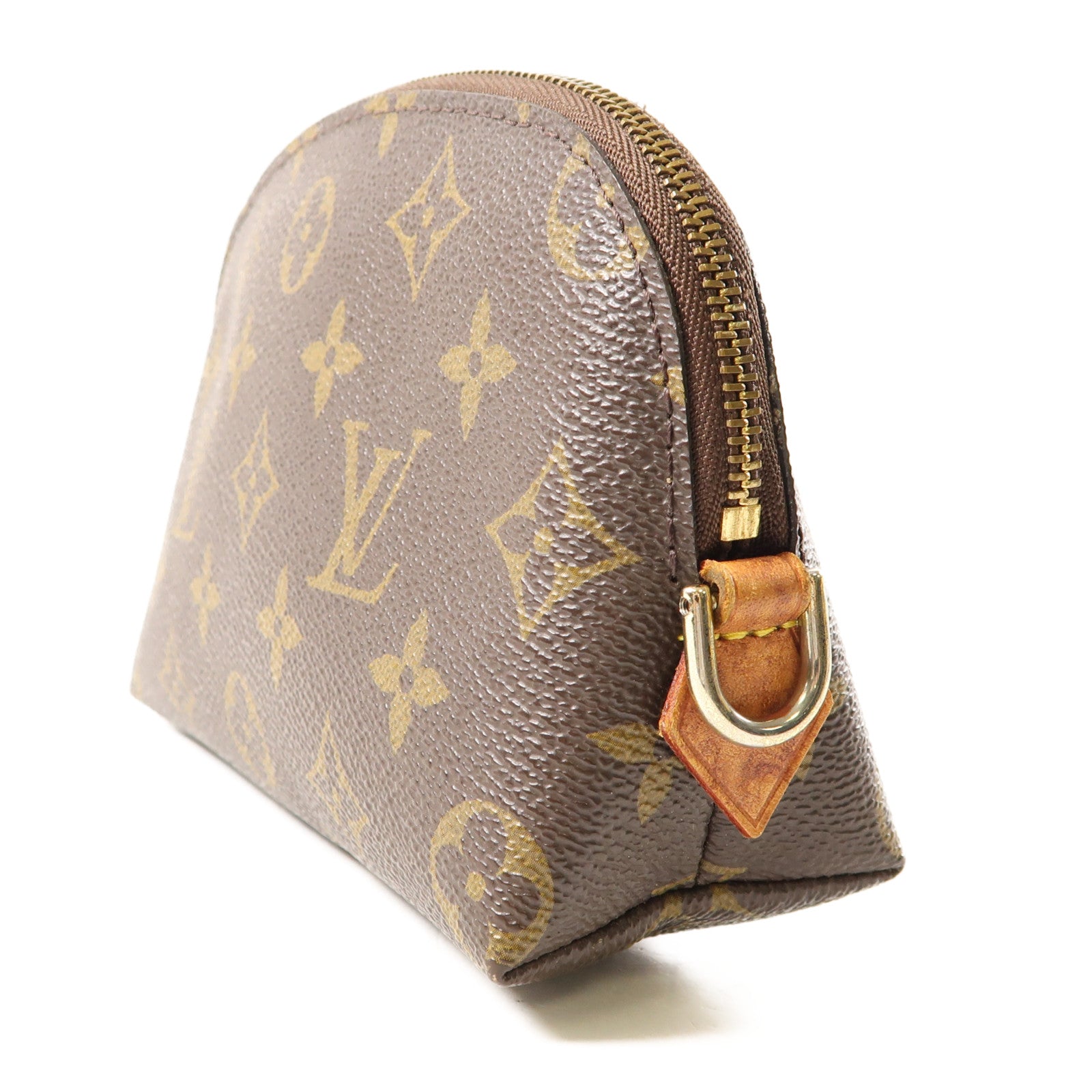 LOUIS VUITTON Monogram Cosmetic Pouch手拿包棕色