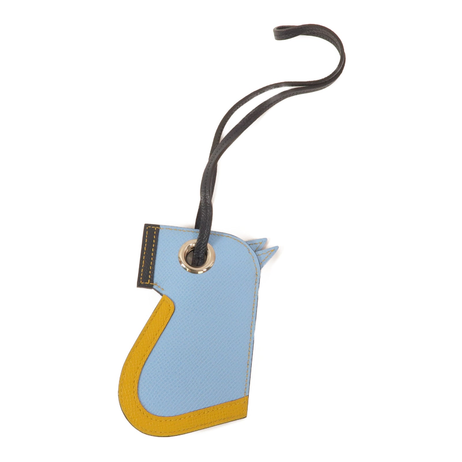 HERMES Epsom皮革Camail Key Ring Charm掛飾