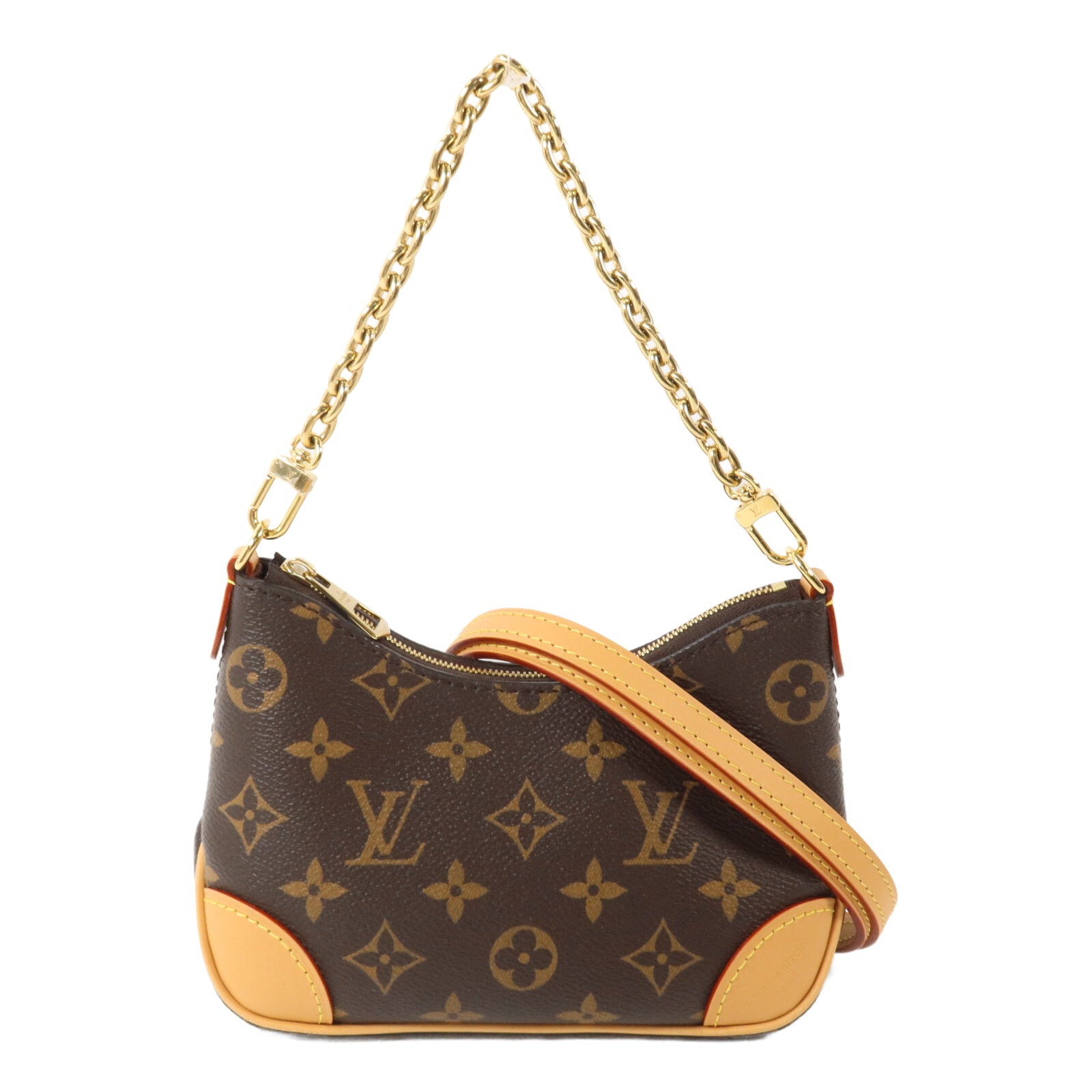 LOUIS VUITTON Monogram Nano Boulogne手挽肩背兩用袋
